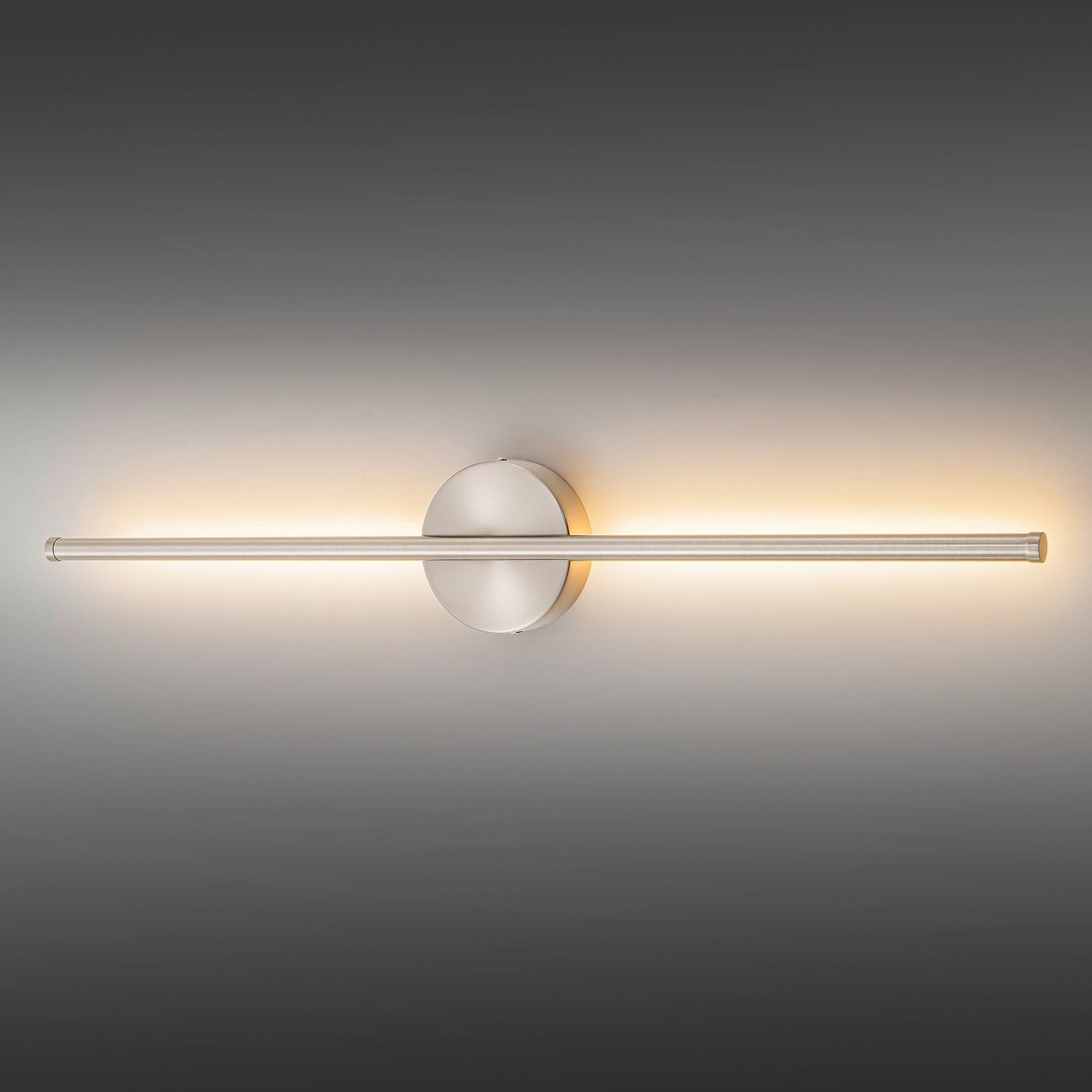 1-Light Black/ Gold/ Nickel Modern Long Linear Strip Wall Sconce Dimmable LED Bathroom Vanity Light