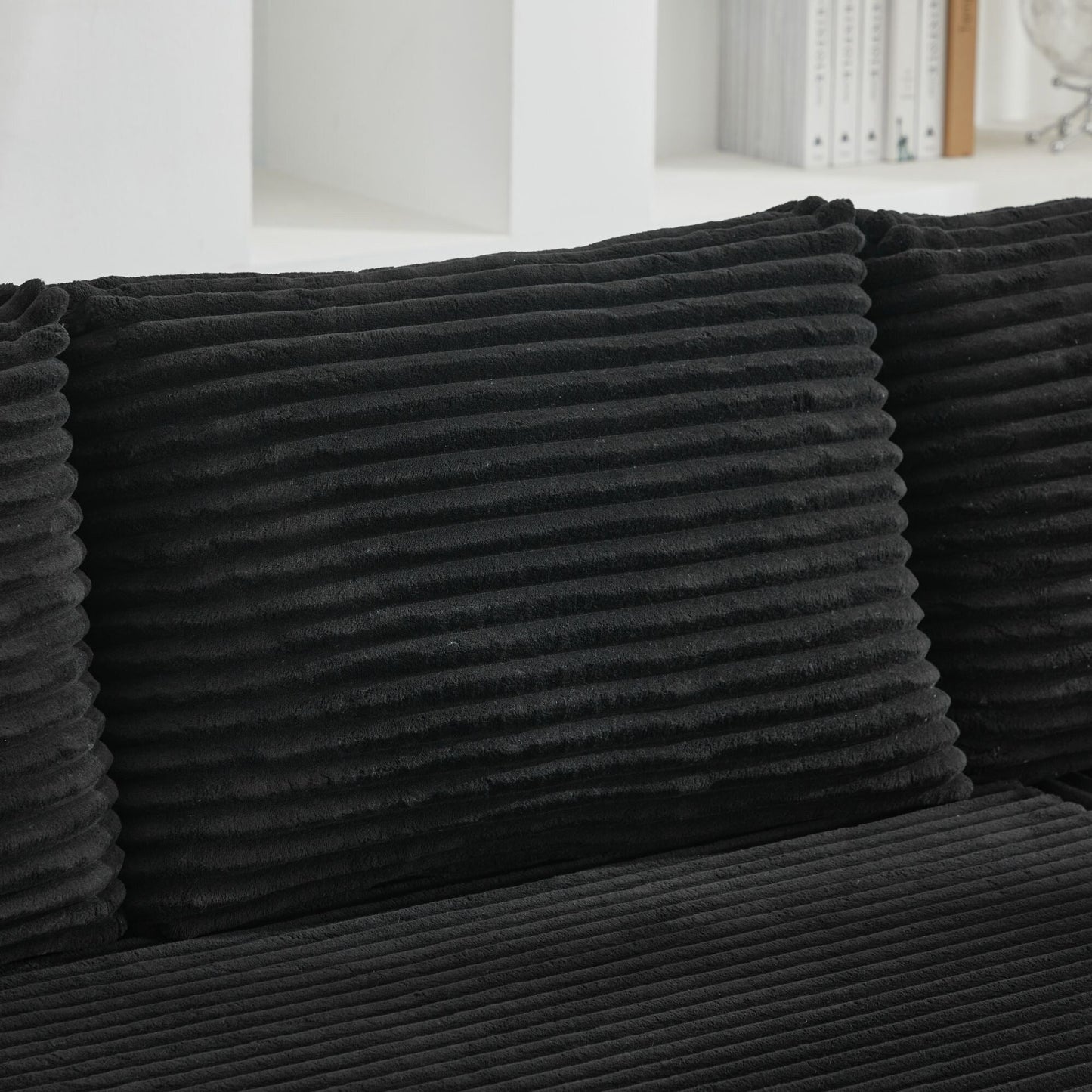 Canapé sectionnel Cloud 106, double chaise longue, canapé modulaire moderne à assise profonde pour salon, aucun assemblage requis
