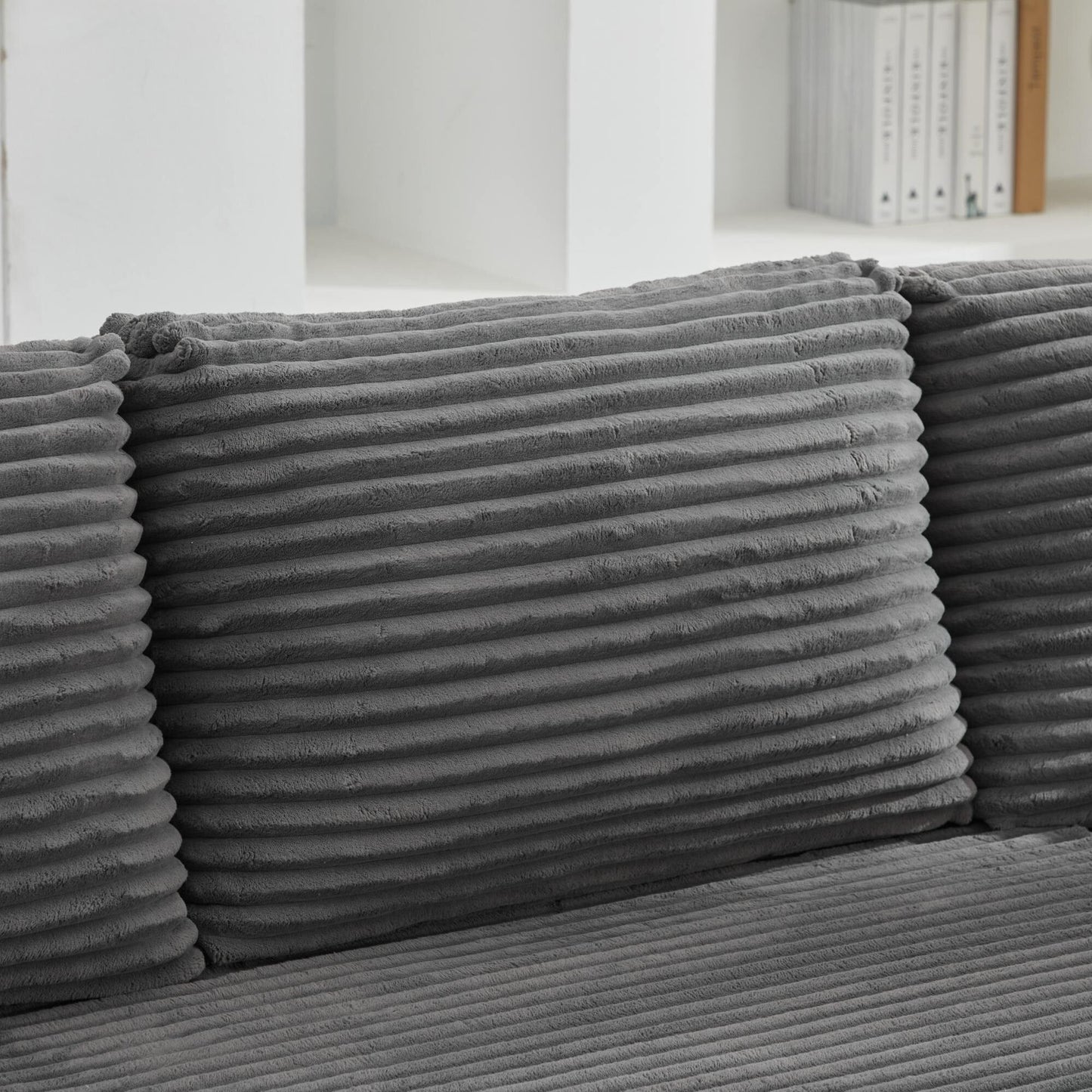 Canapé sectionnel Cloud 106, double chaise longue, canapé modulaire moderne à assise profonde pour salon, aucun assemblage requis