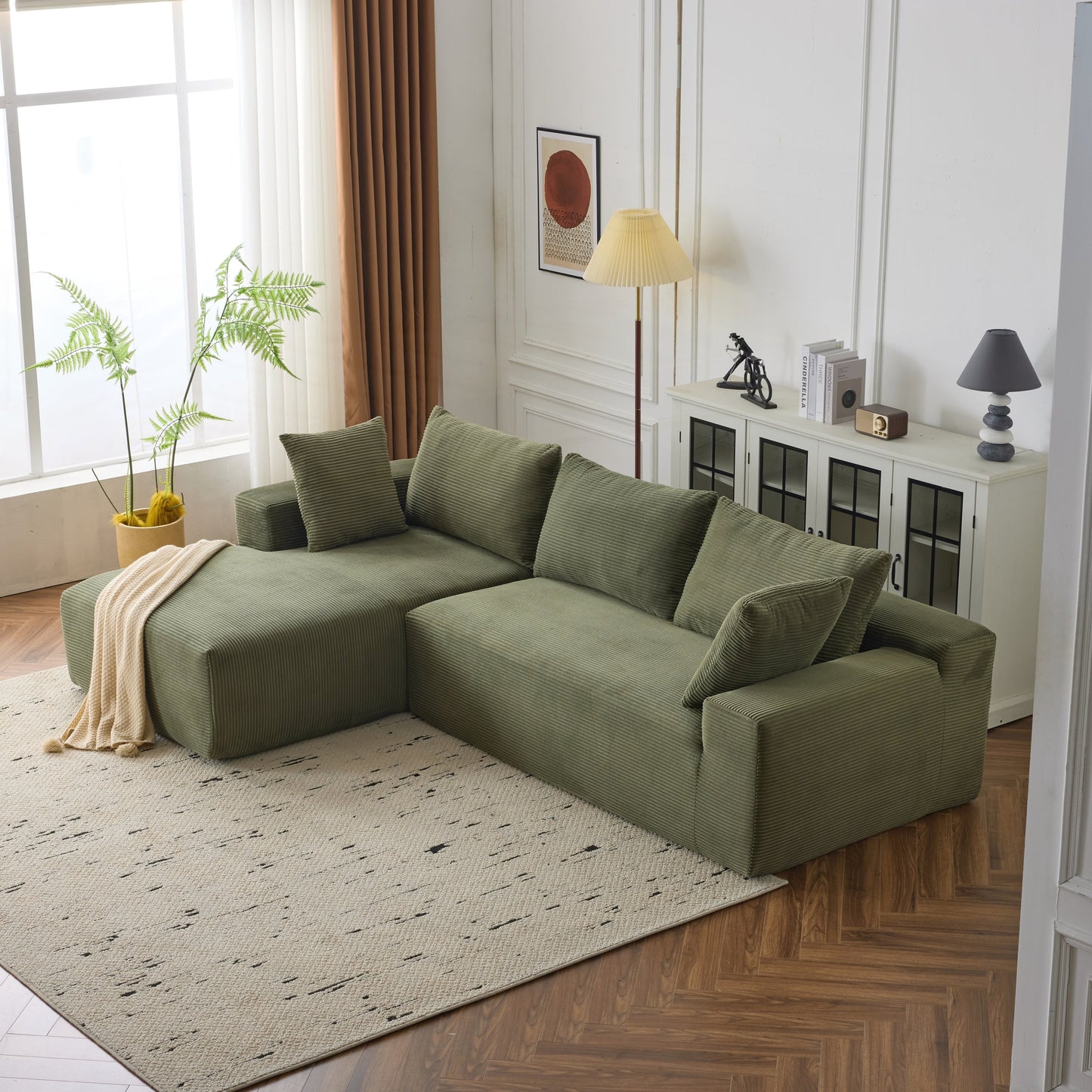 Canapé modulaire extra-profond 108X68 pouces
