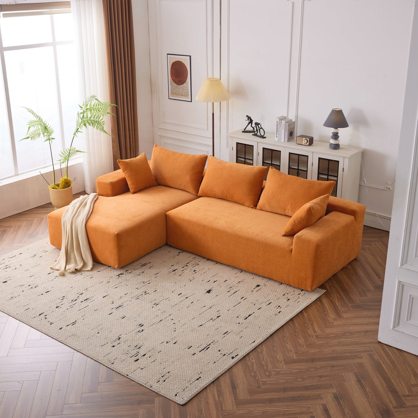 Canapé modulaire extra-profond 108X68 pouces