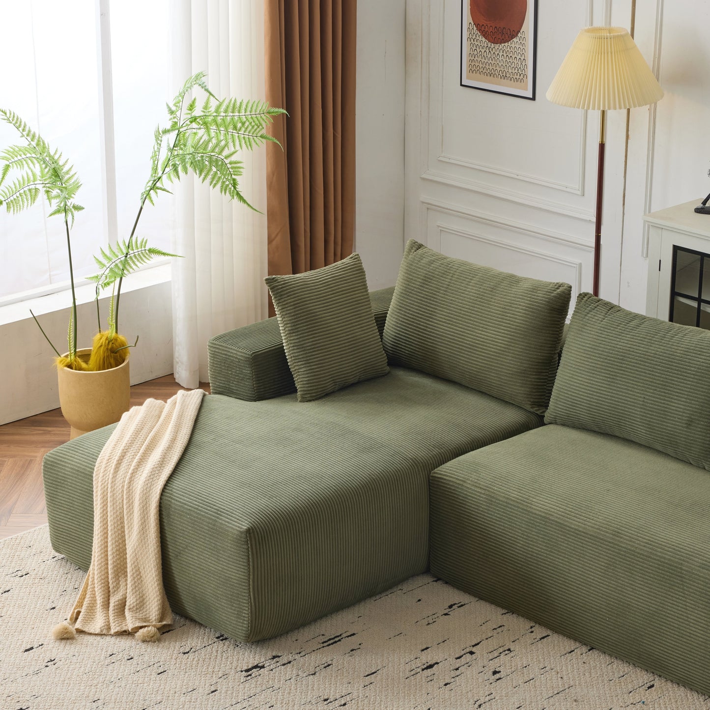 Canapé modulaire extra-profond 108X68 pouces