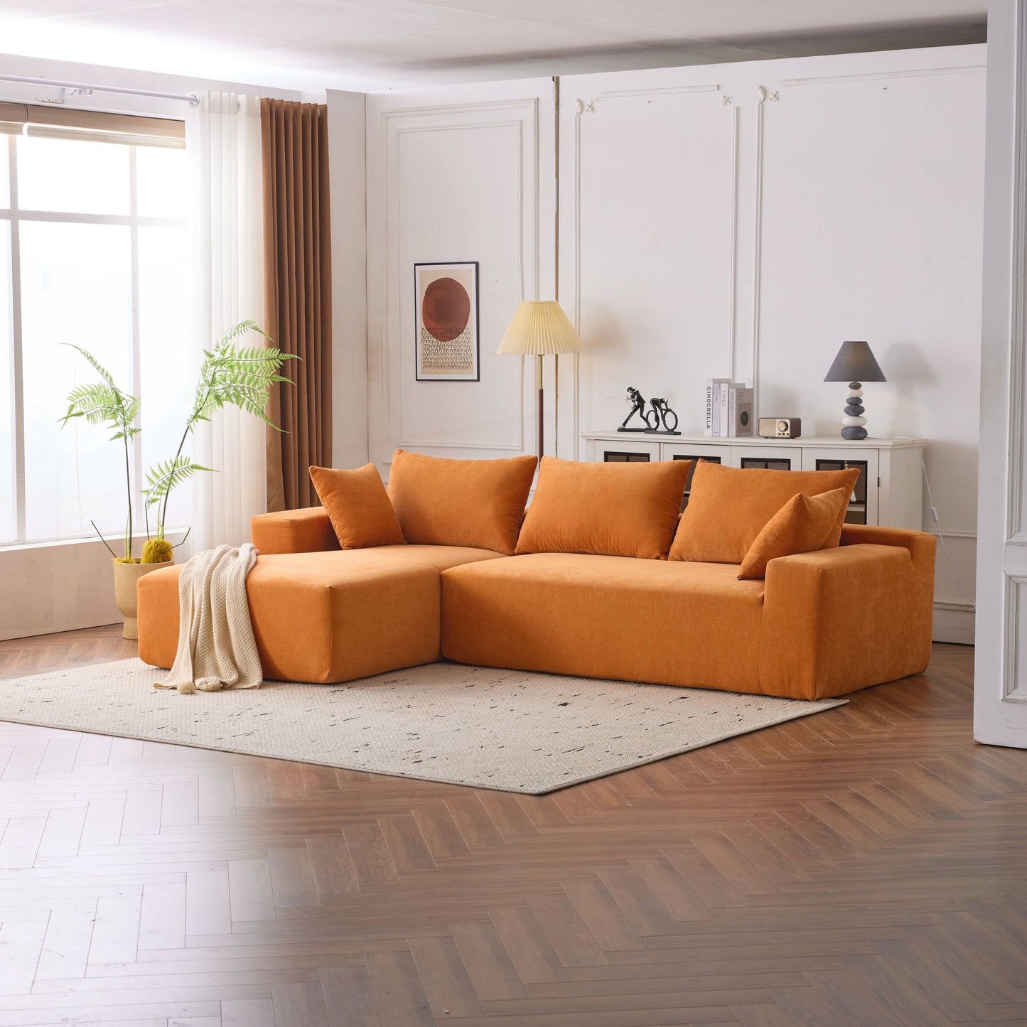 Canapé modulaire extra-profond 108X68 pouces