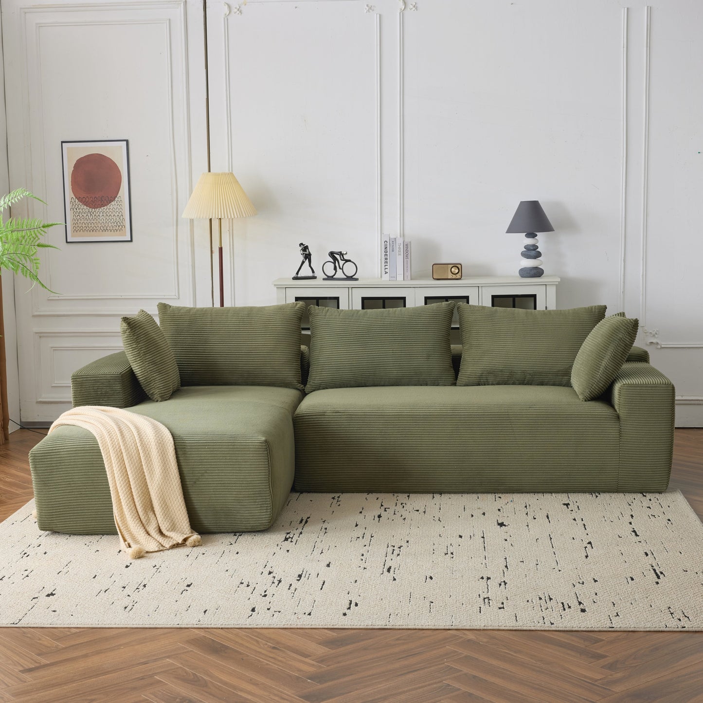 Canapé modulaire extra-profond 108X68 pouces