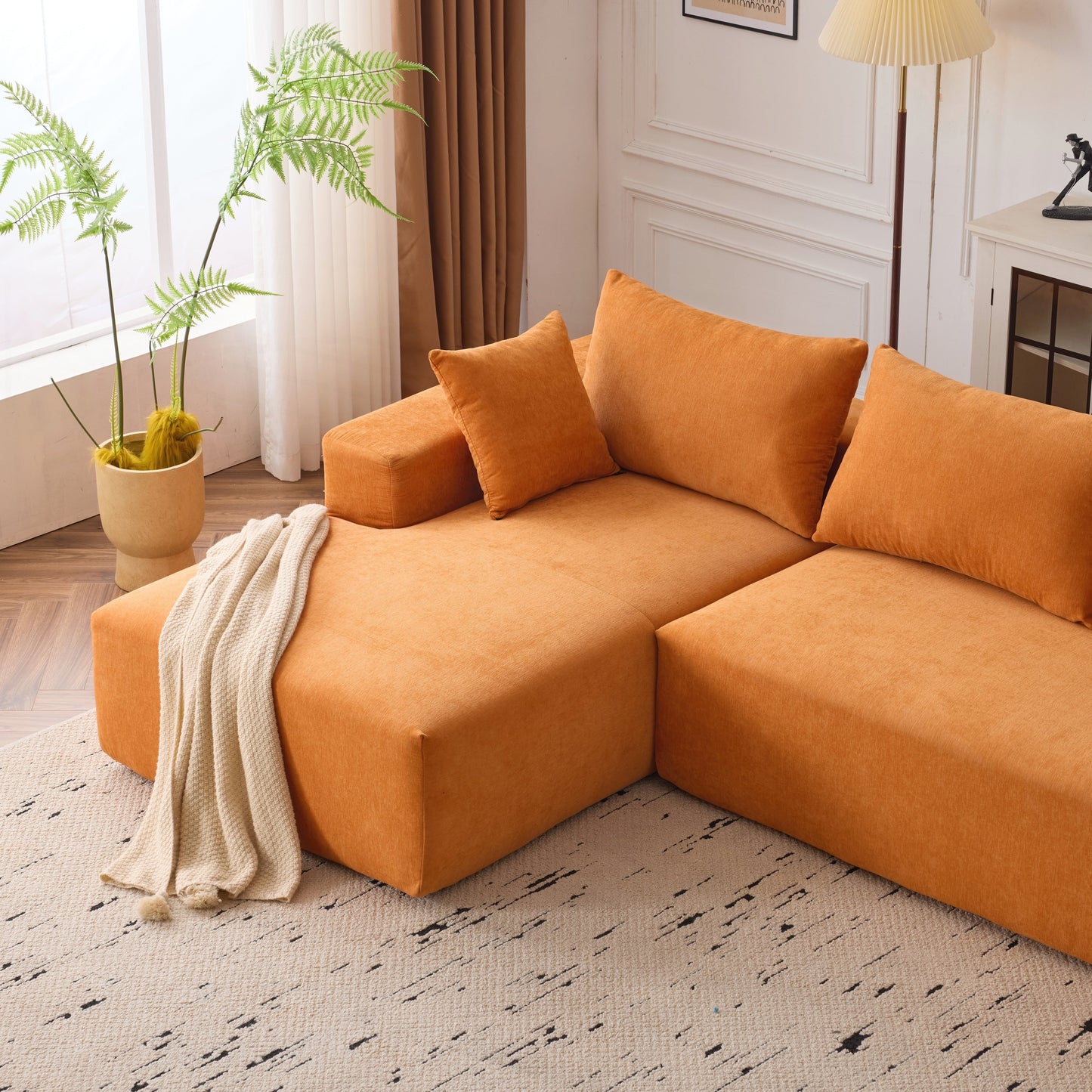 Canapé modulaire extra-profond 108X68 pouces