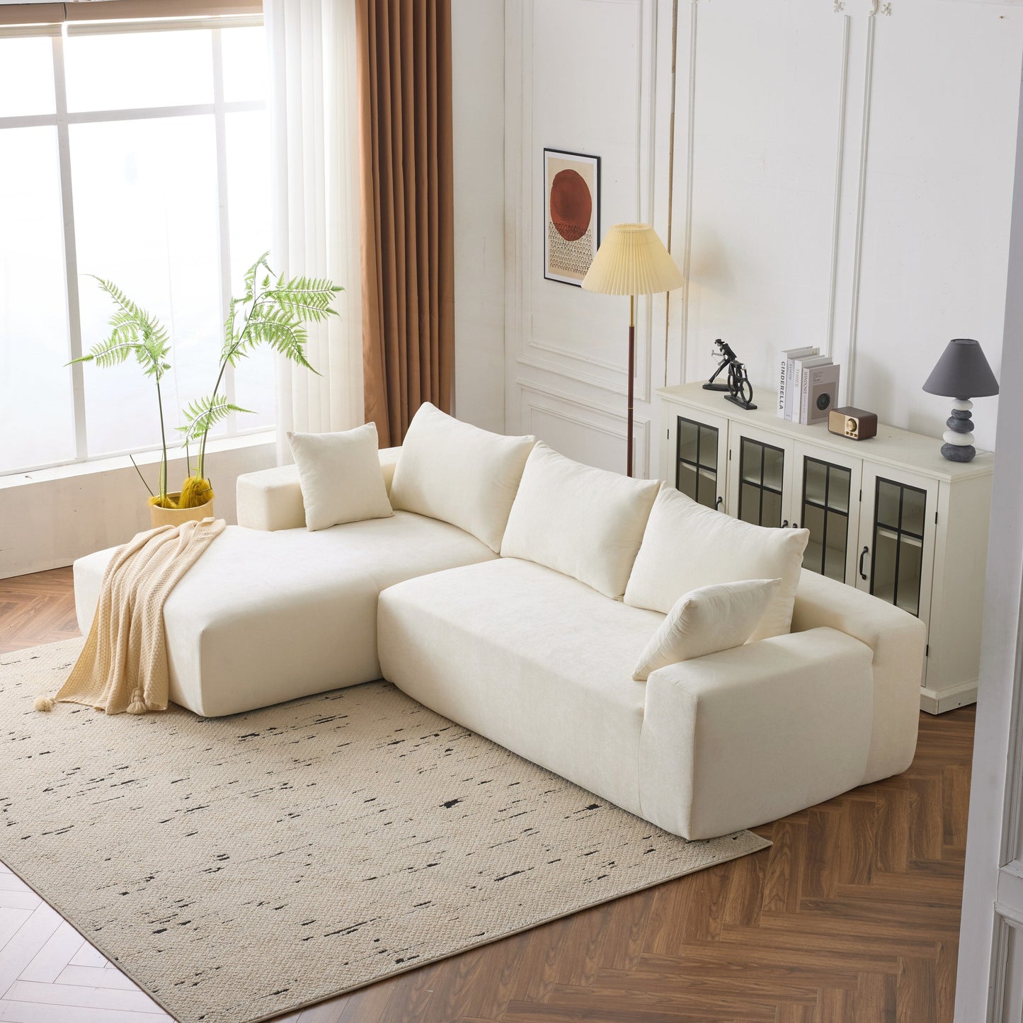 Canapé modulaire extra-profond 108X68 pouces
