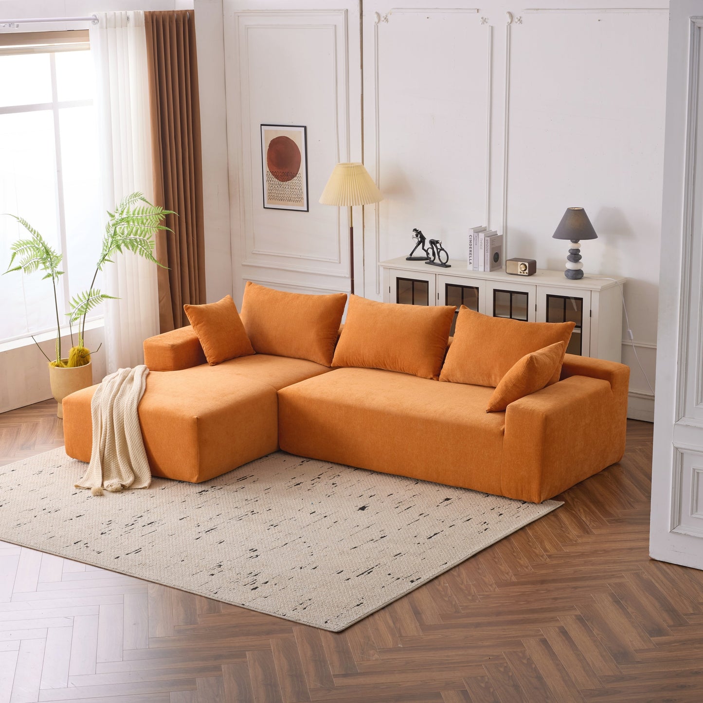 Canapé modulaire extra-profond 108X68 pouces