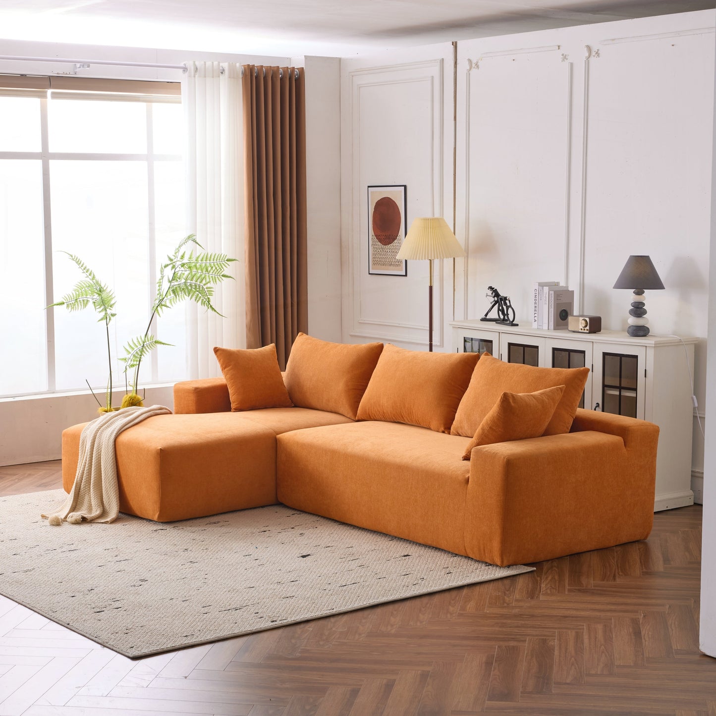 Canapé modulaire extra-profond 108X68 pouces