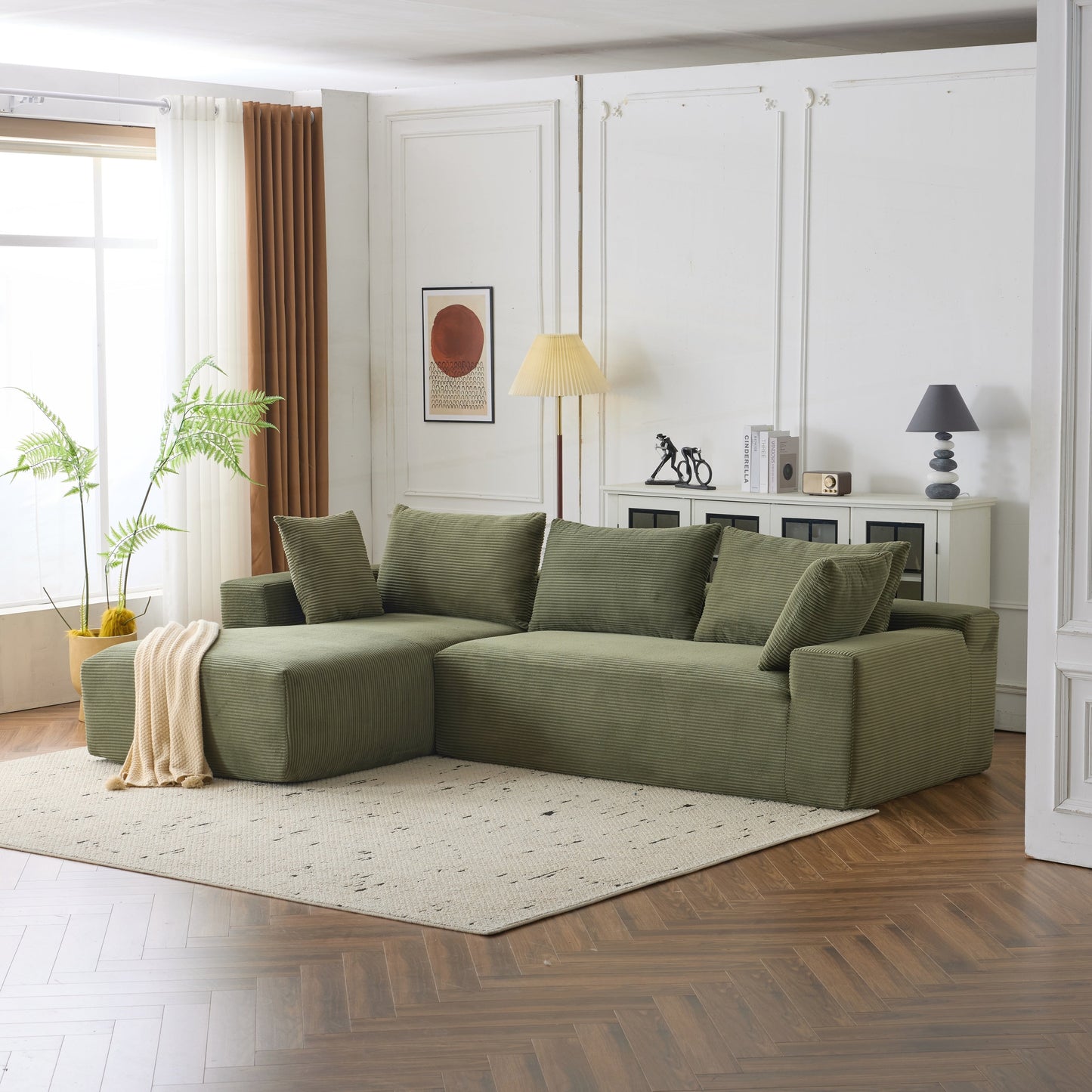 Canapé modulaire extra-profond 108X68 pouces