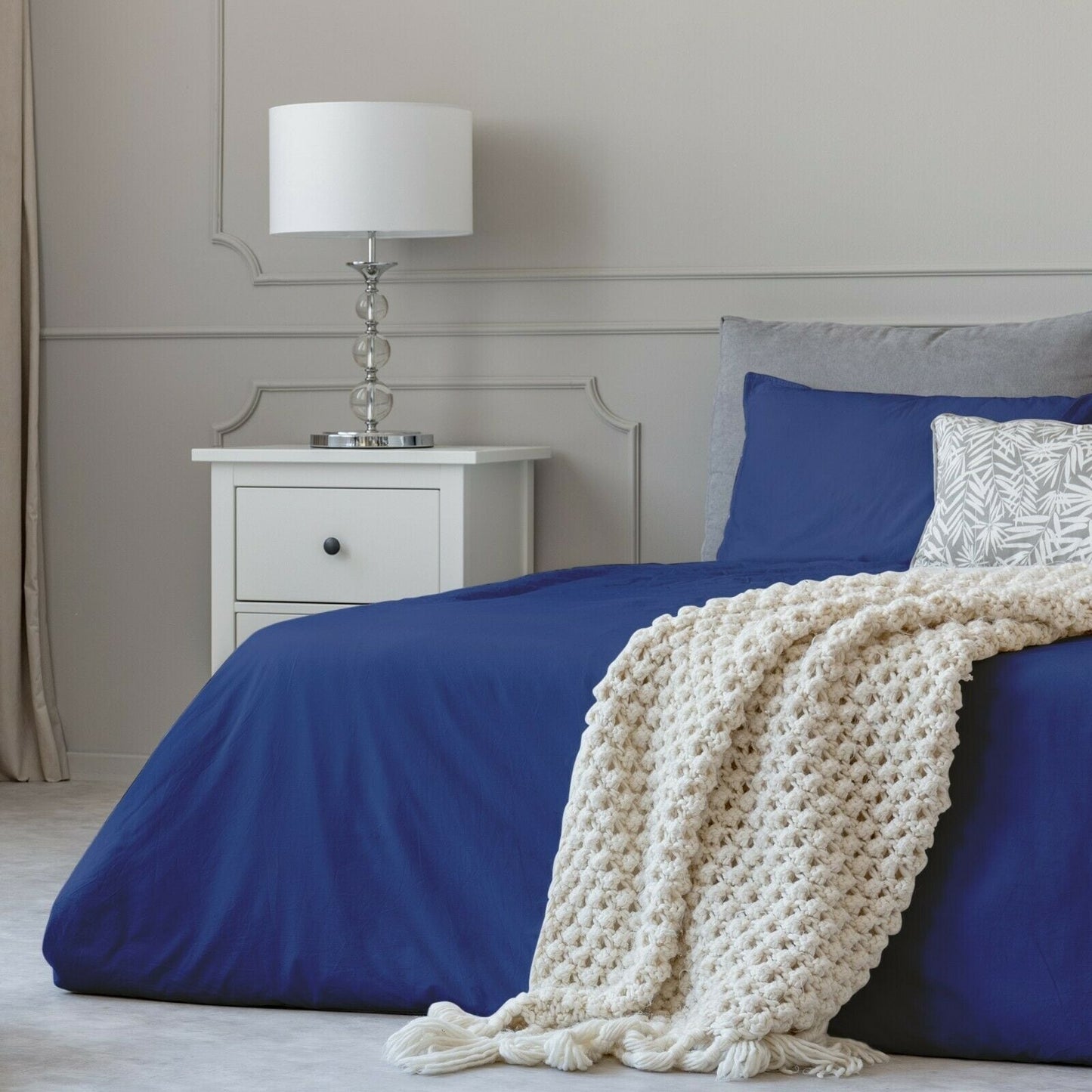 1800 Count Cotton Feel Bed Sheet Set Pillowcases Deep Pocket All Sizes