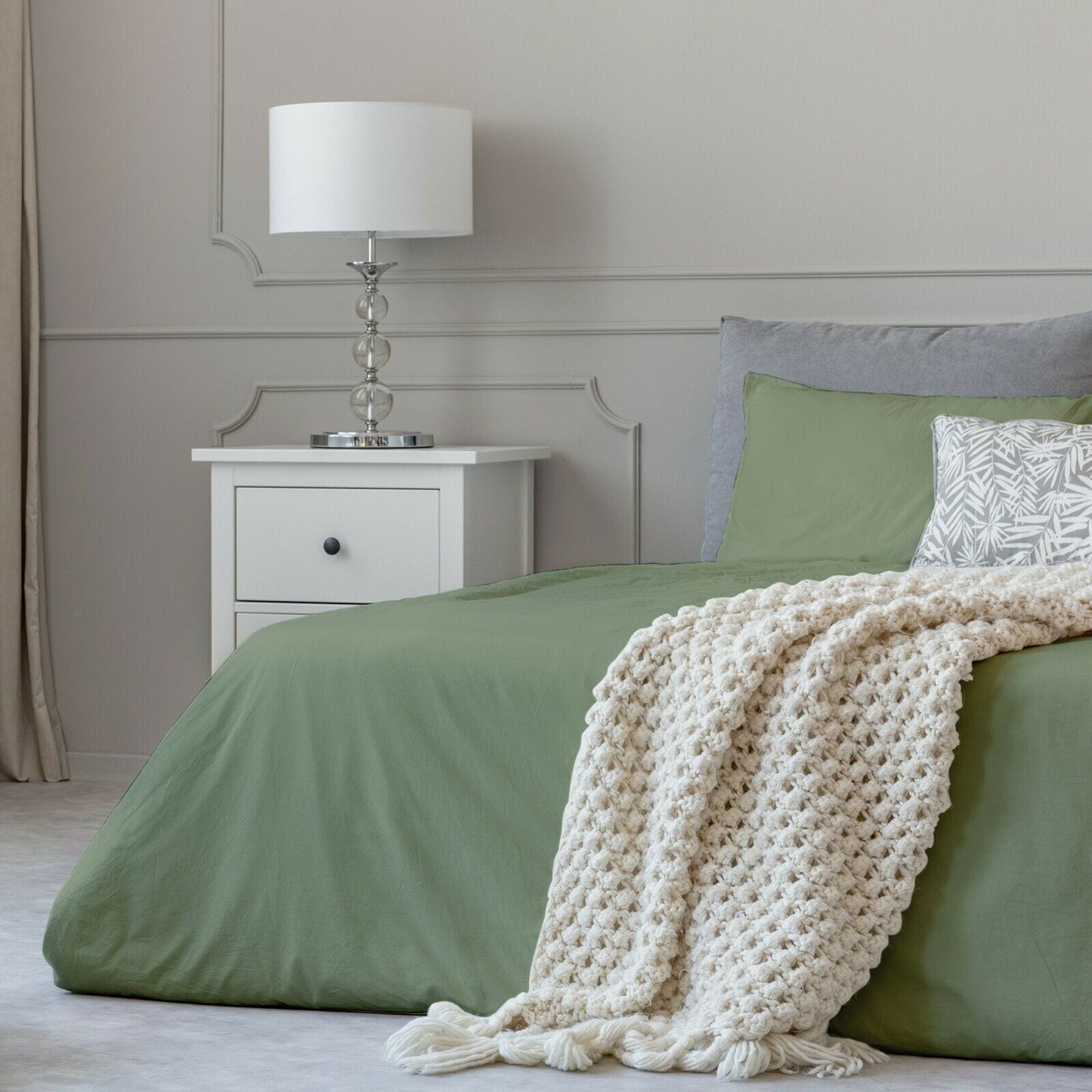 1800 Count Cotton Feel Bed Sheet Set Pillowcases Deep Pocket All Sizes