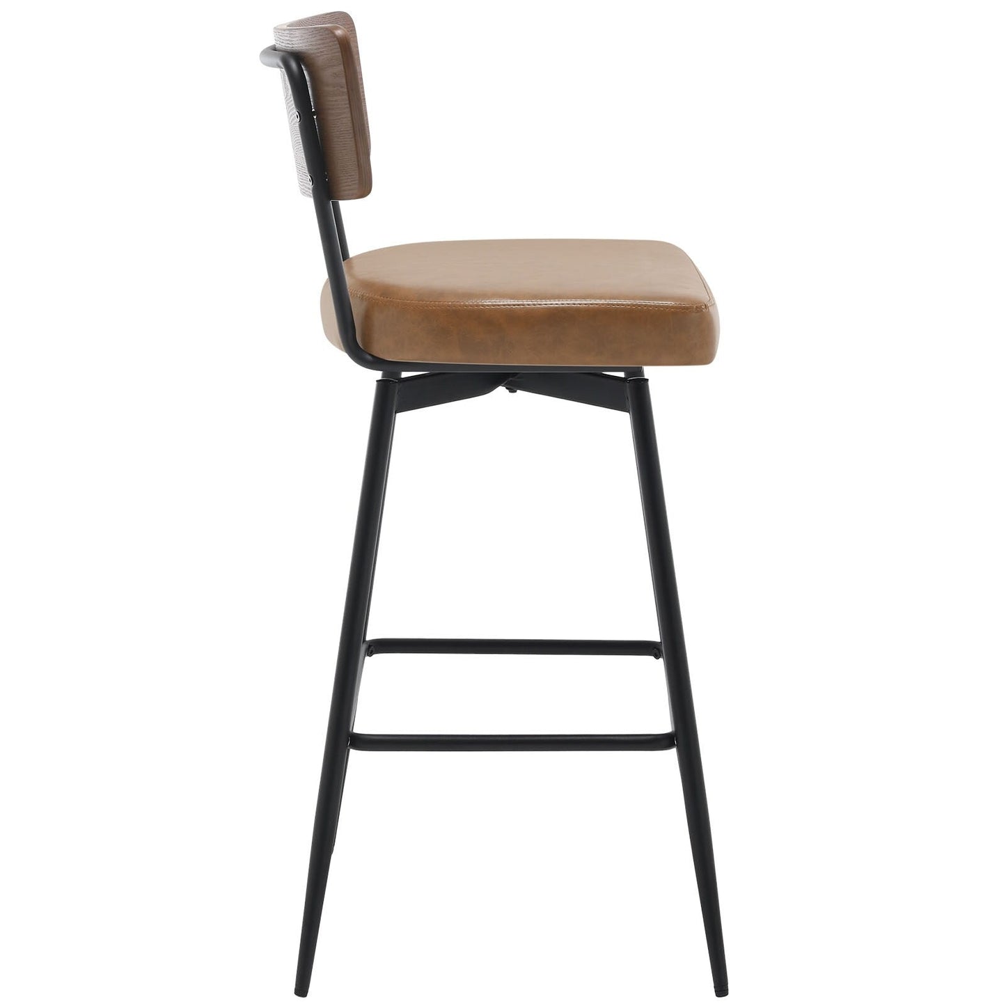 Faux Leather Upholstered Swivel Counter/Bar Stools Set of 2/3/4