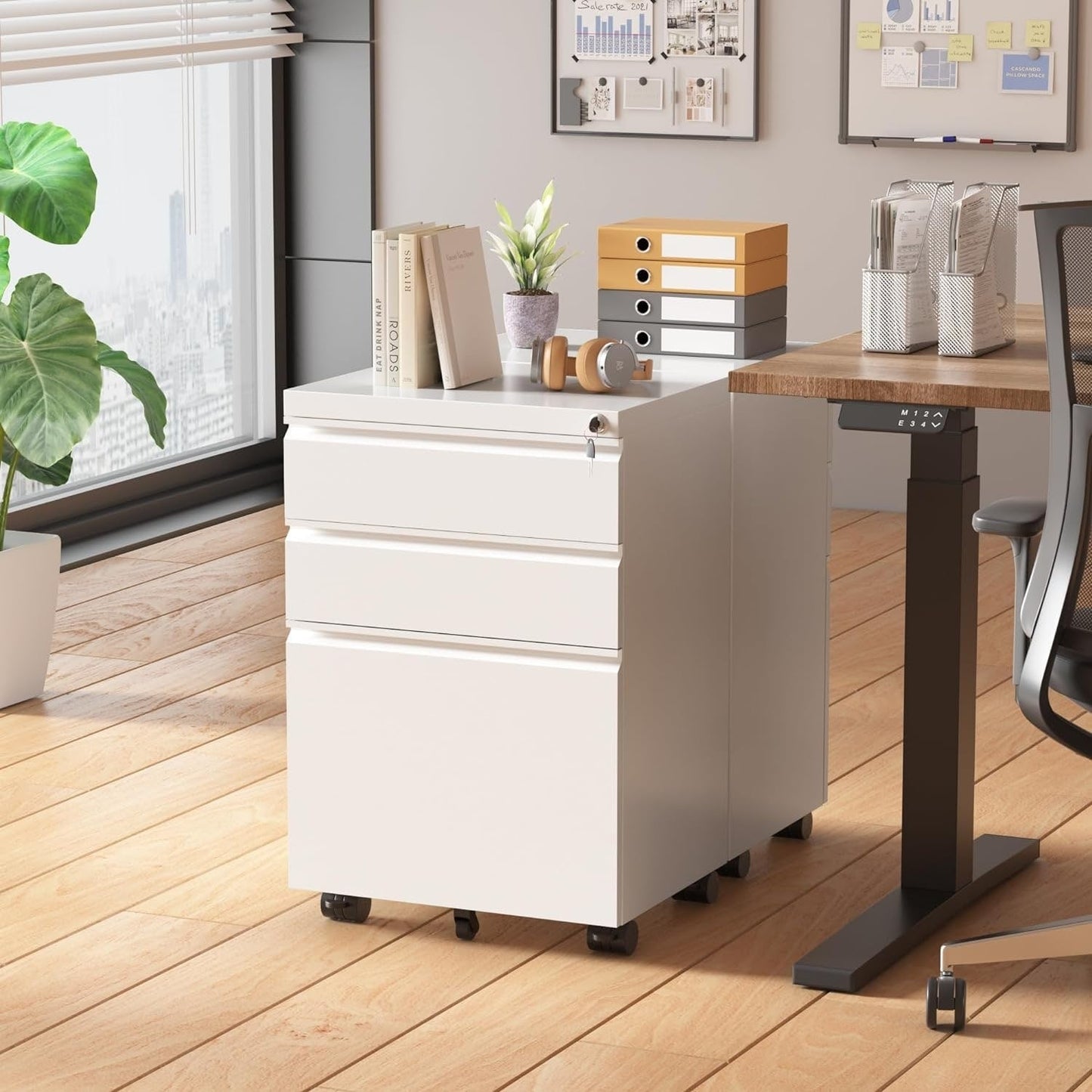 3 Drawer Mobile/Vertical File Cabinet for Home Office