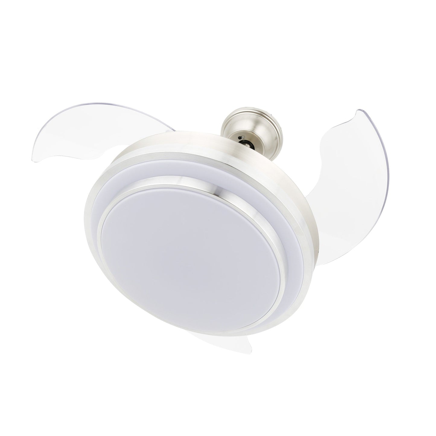 Bella Depot 36 Modern Retractable Ceiling Fan with Led Light, 6-Speed Reversible Blades with Remote
