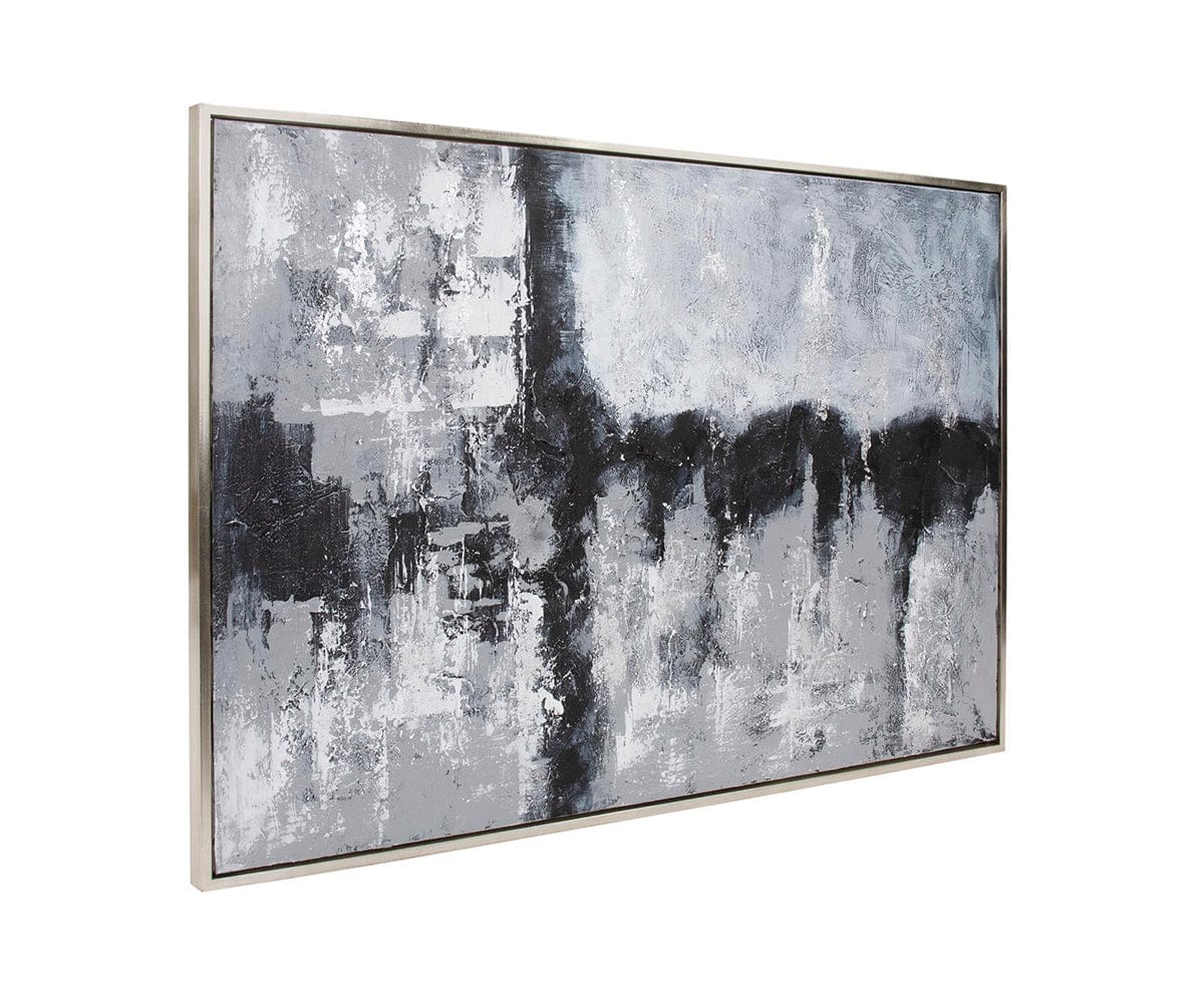 Art mural paysage abstrait