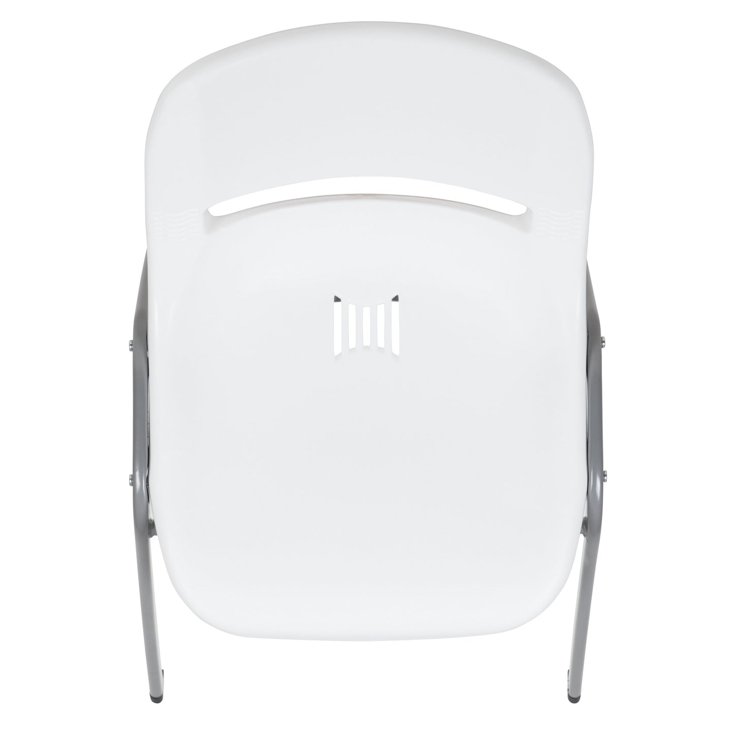5 Pack 880 lb. Capacity Ergonomic Shell Stack Chair with Metal Frame - 23.5D x 19.25W x 32H