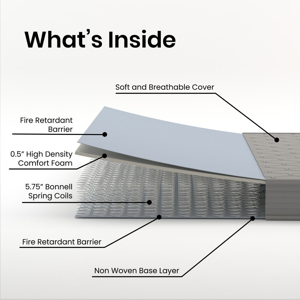 Medium Tight Top Innerspring Hybrid Mattress