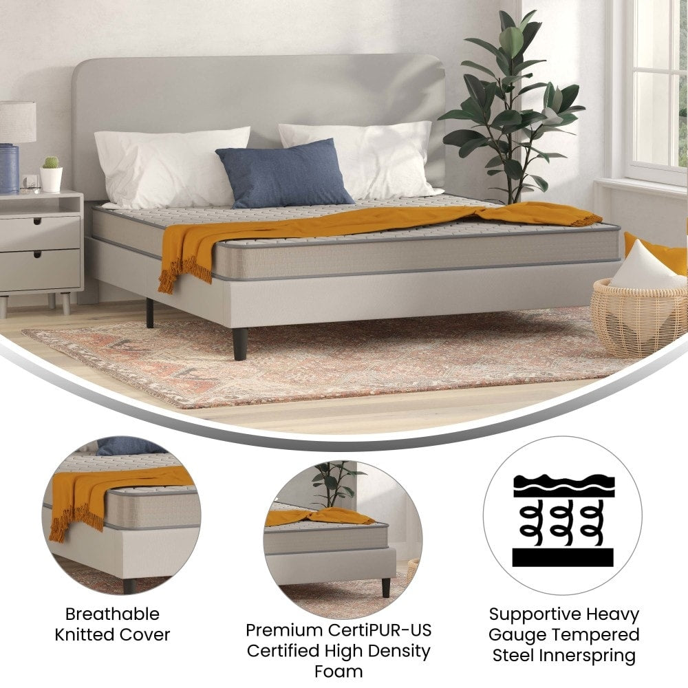 Medium Tight Top Innerspring Hybrid Mattress
