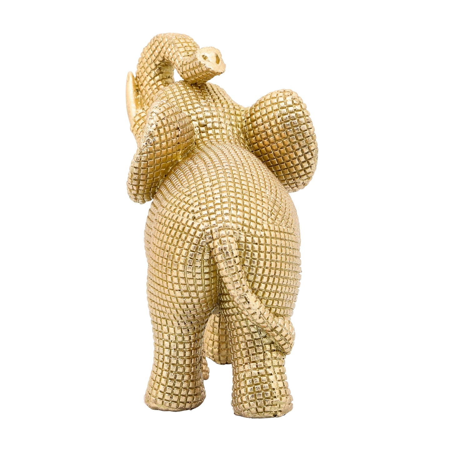 Sagebrook Home Boho 7 Polyresin Elephant Sculpture Decorative Figurine - 7 x 4 x 7