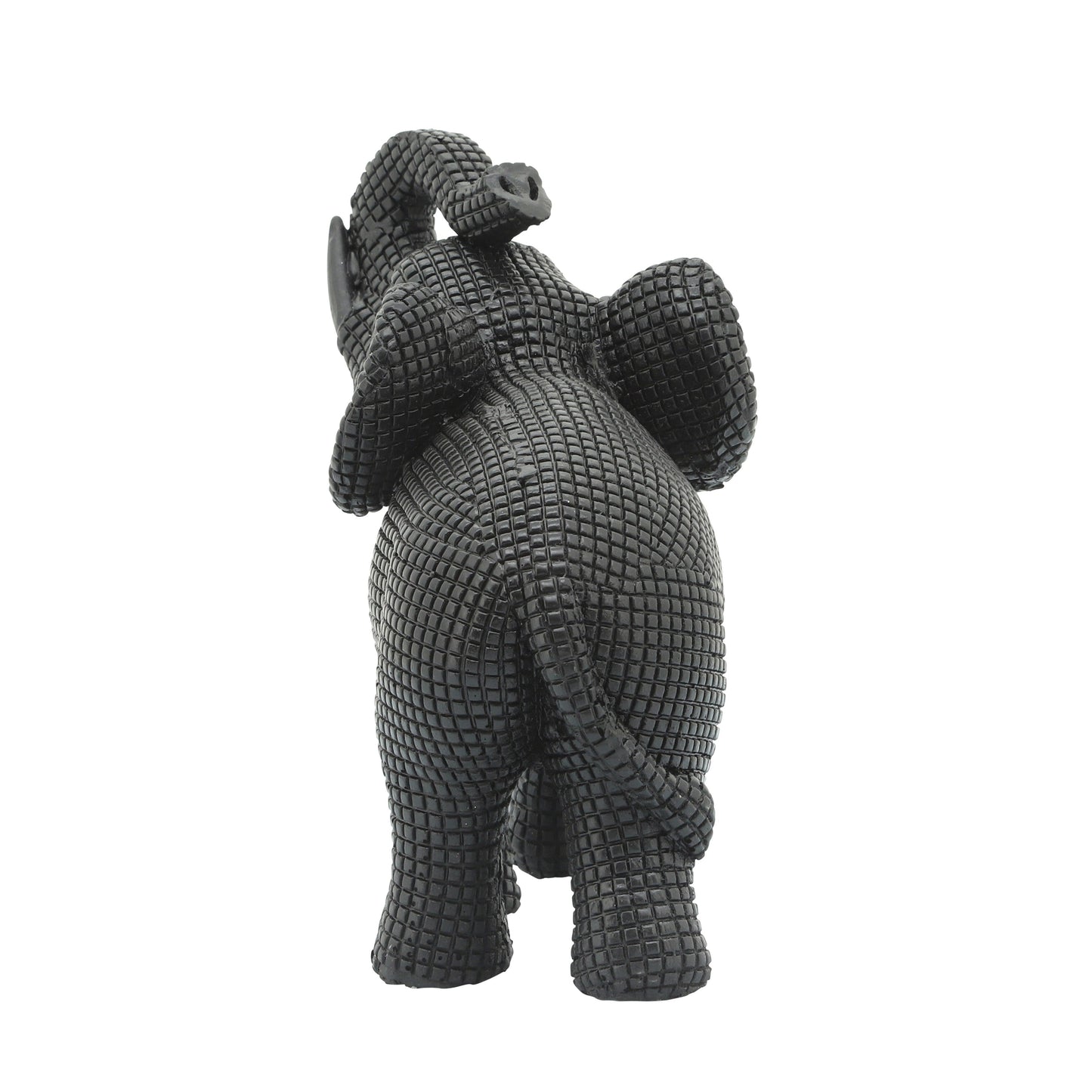 Sagebrook Home Boho 7 Polyresin Elephant Sculpture Decorative Figurine - 7 x 4 x 7