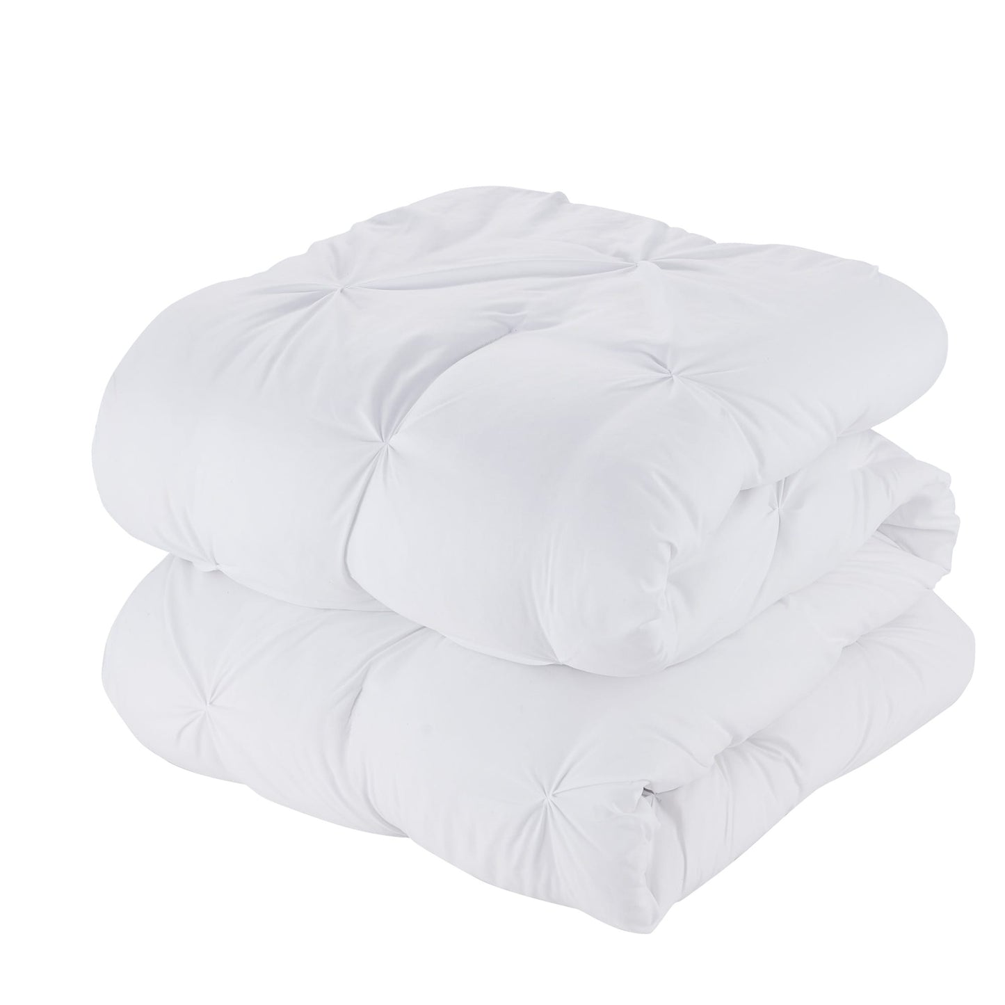 8 Piece Bed In A Bag Pintuck Comforter Sheet Set