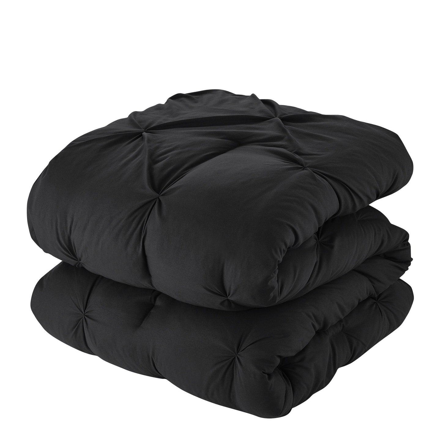 8 Piece Bed In A Bag Pintuck Comforter Sheet Set
