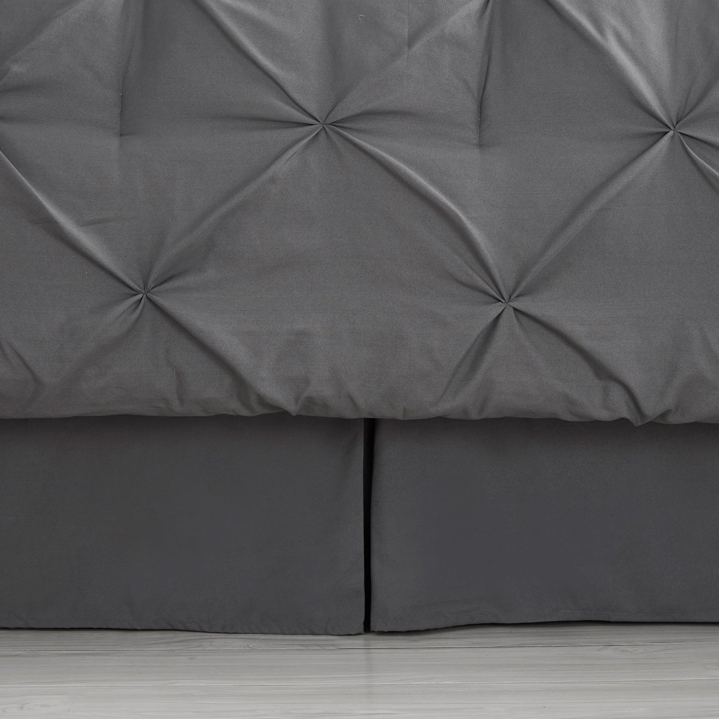 8 Piece Bed In A Bag Pintuck Comforter Sheet Set