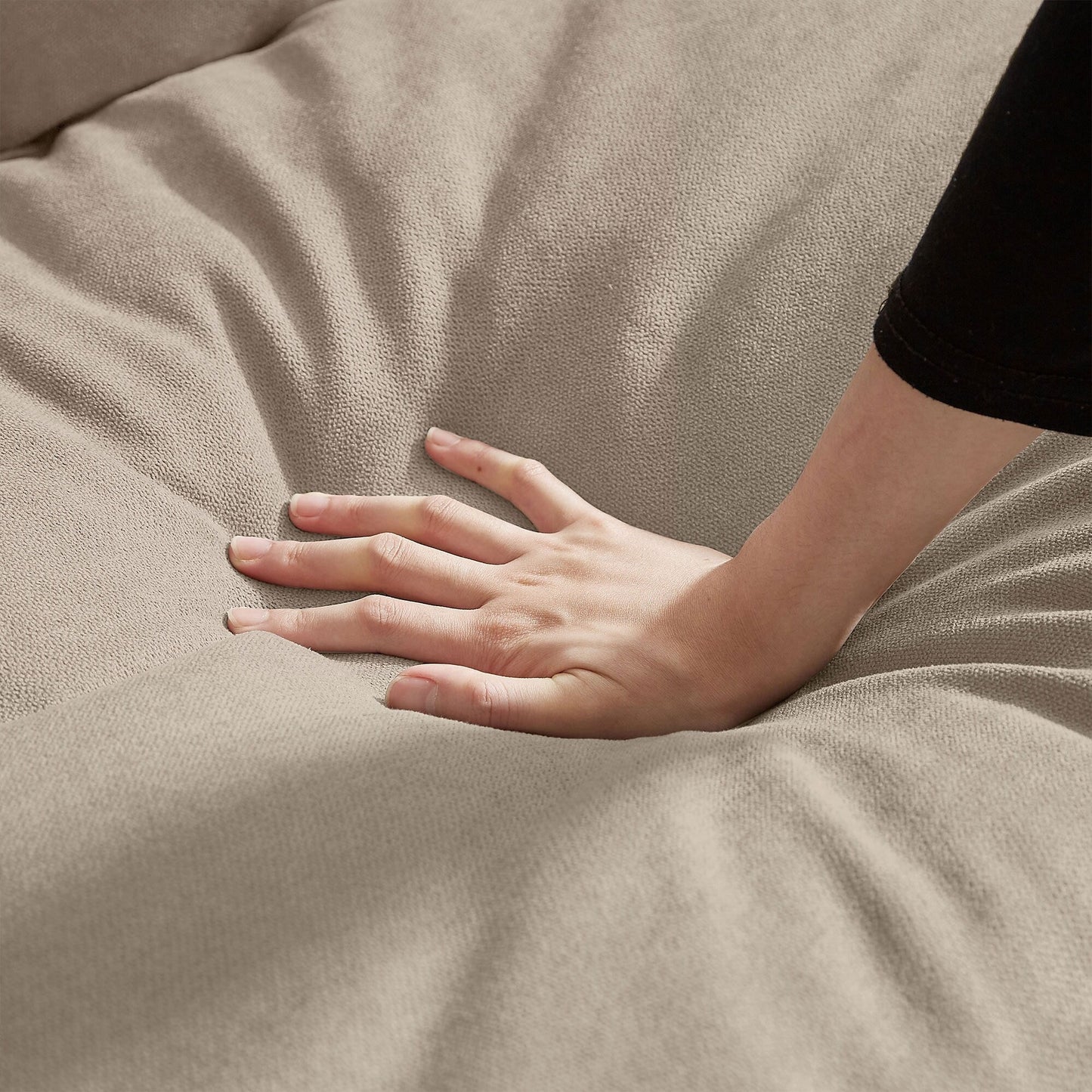 Canapé sectionnel en L de 82,28 pouces avec sièges en forme de nuage pour le salon