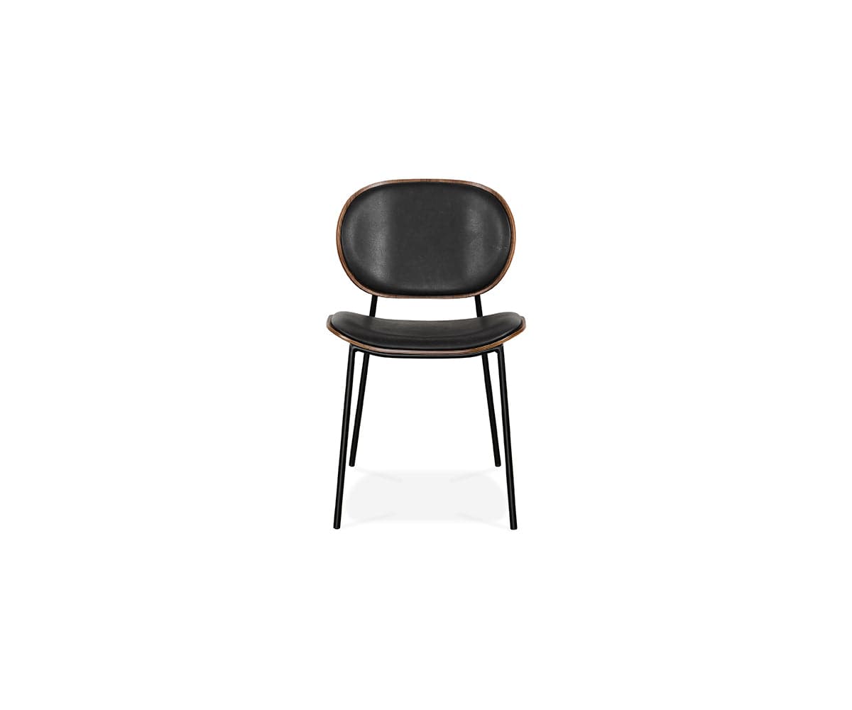 Chaise de salle à manger en cuir Idona