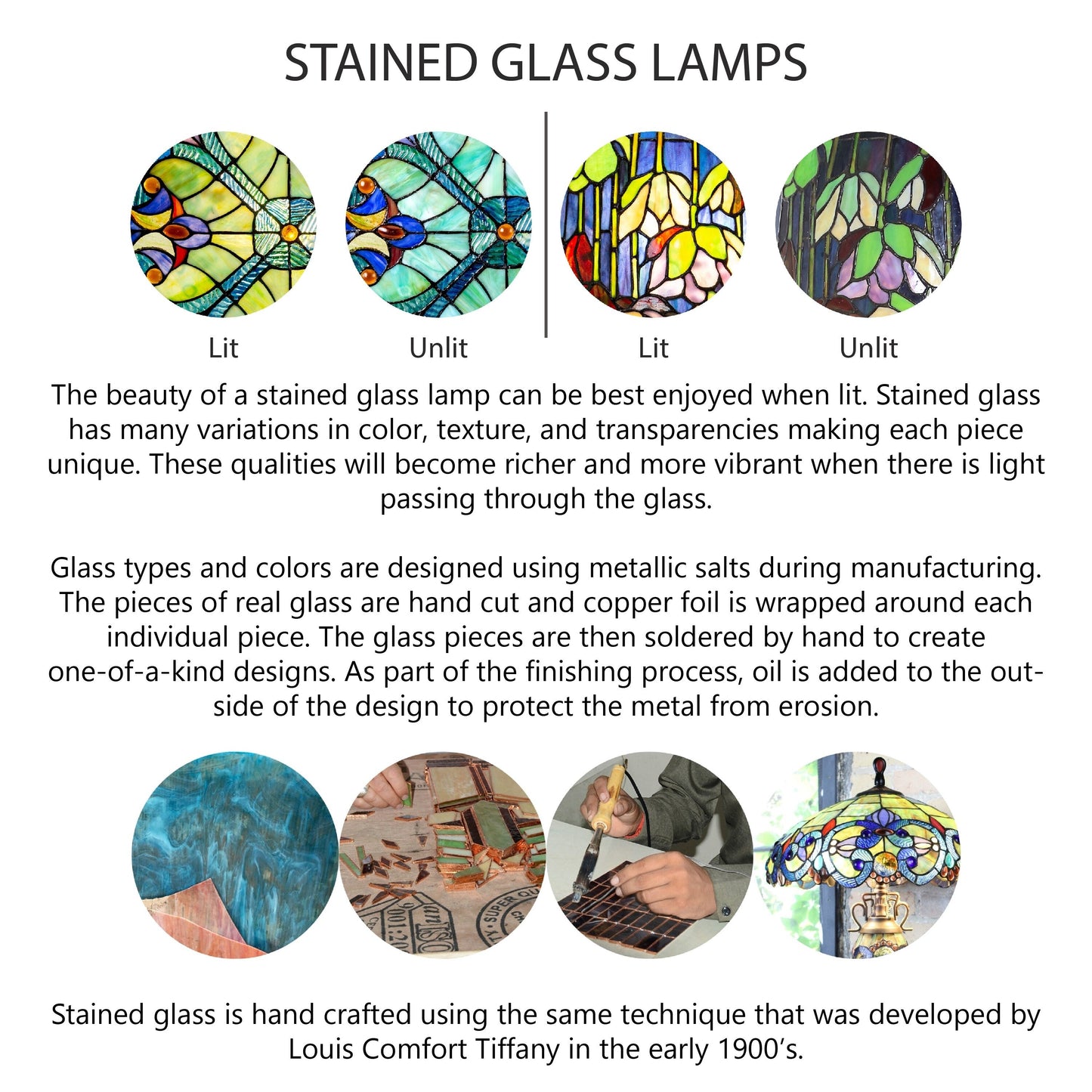 9 H Patch the Pumpkin Stained Glass Accent Lamp - 8.25L x 8.25W x 9H