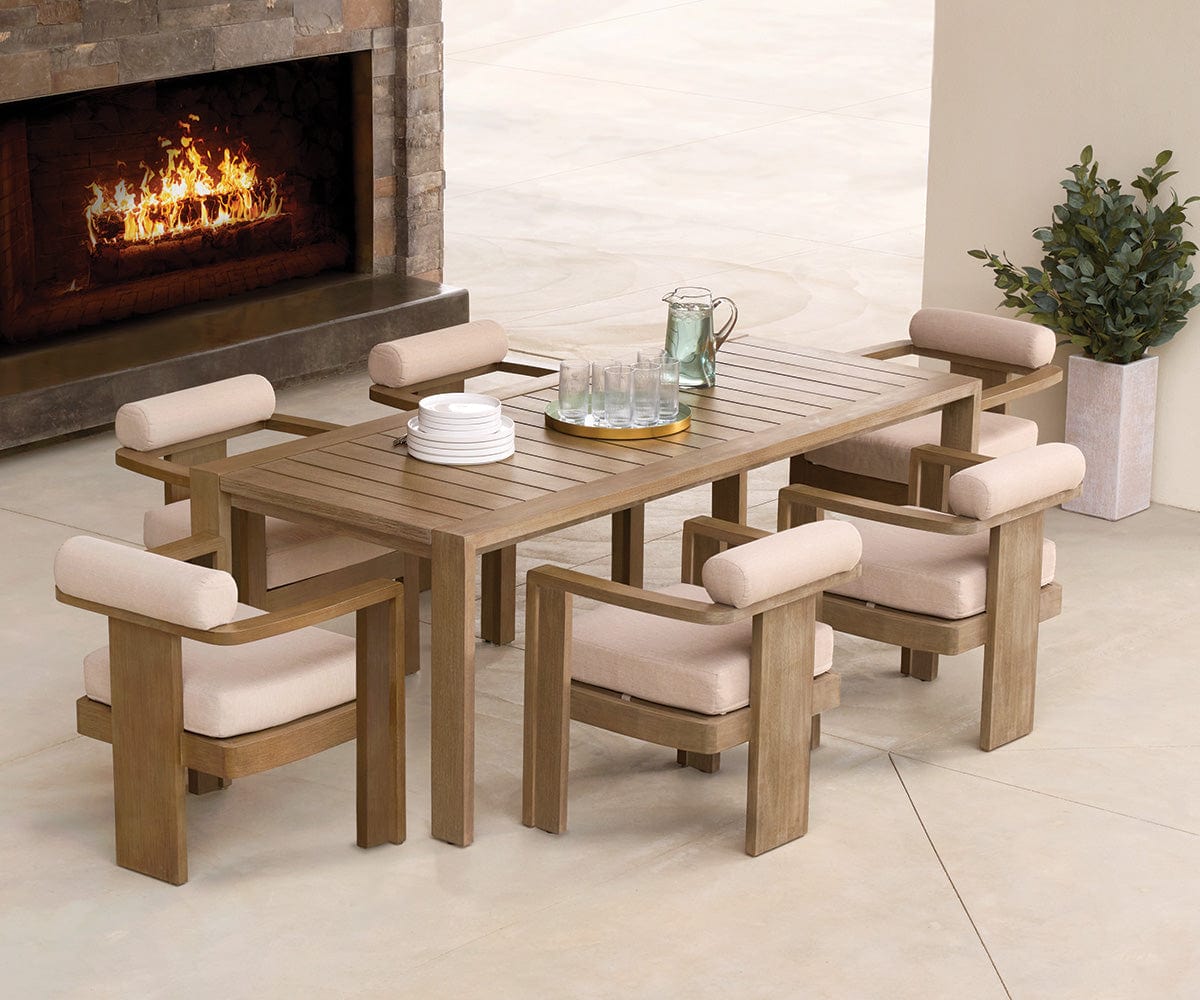 Chaise de salle à manger d'extérieur Vinna