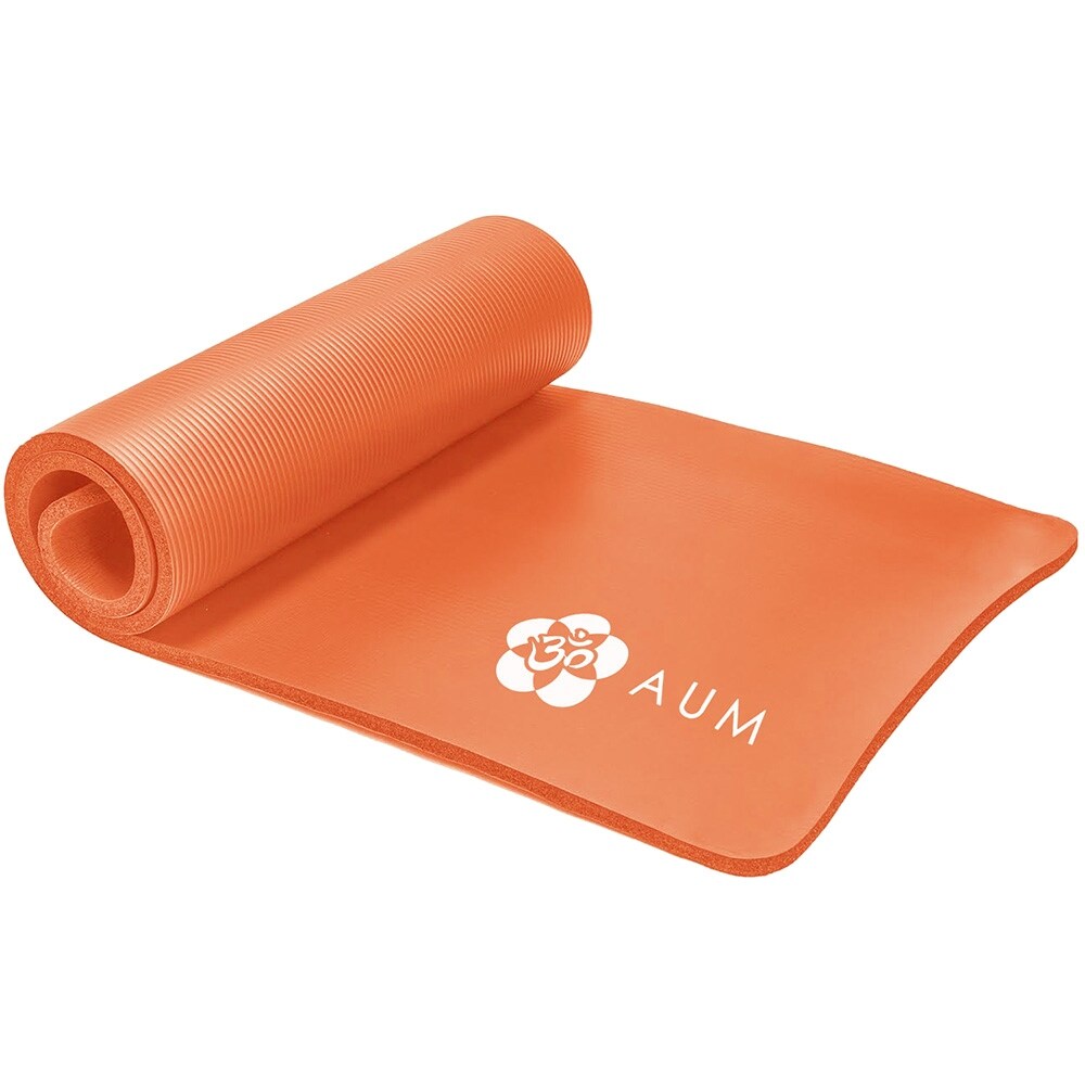 AUM High Density HD Foam Tech Yoga Exercise Mat - 72 x 24 x 1/2