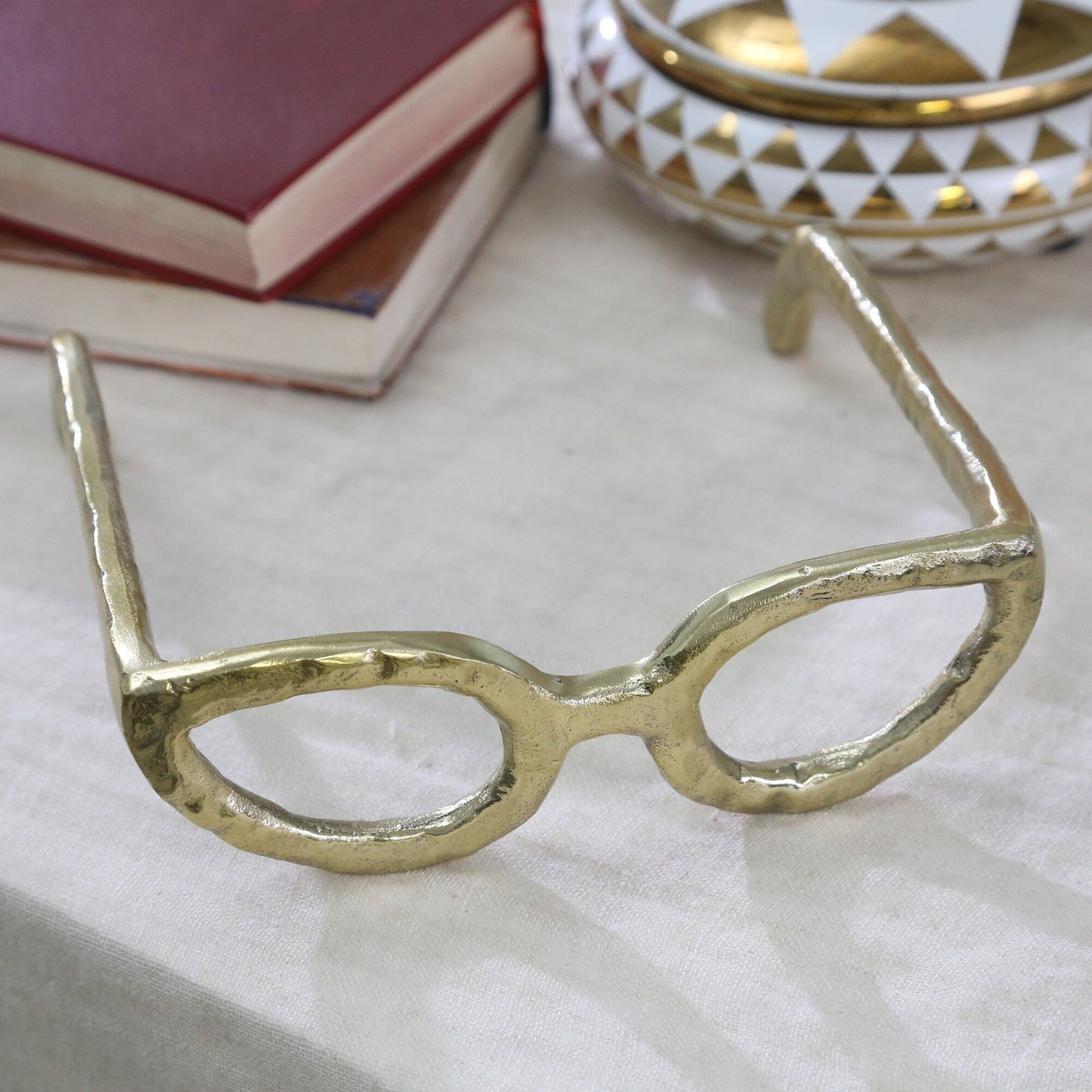 Sagebrook Home Abstract Modern Metal Glasses Aluminum Sculpture Decorative Object