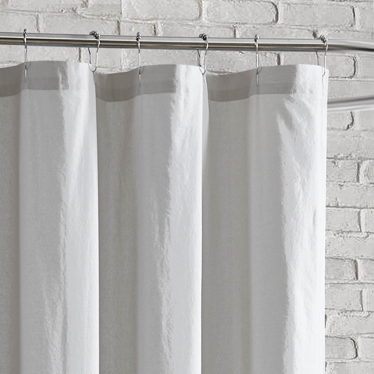 Adalee Rose Chenille Tufted Floral Shower Curtain