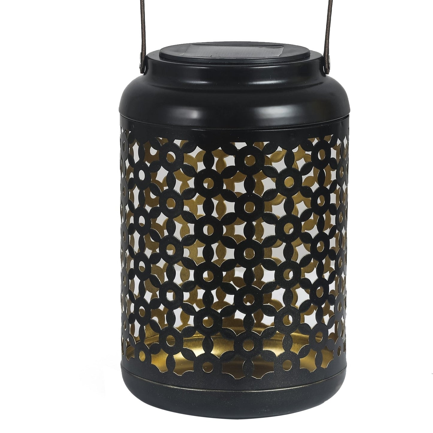 Adeco Solar Outdoor Metal Lanterns with Hanging Handle