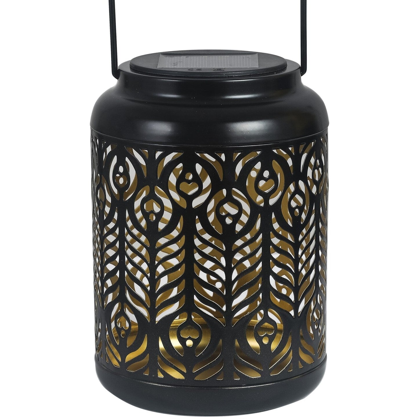 Adeco Solar Outdoor Metal Lanterns with Hanging Handle
