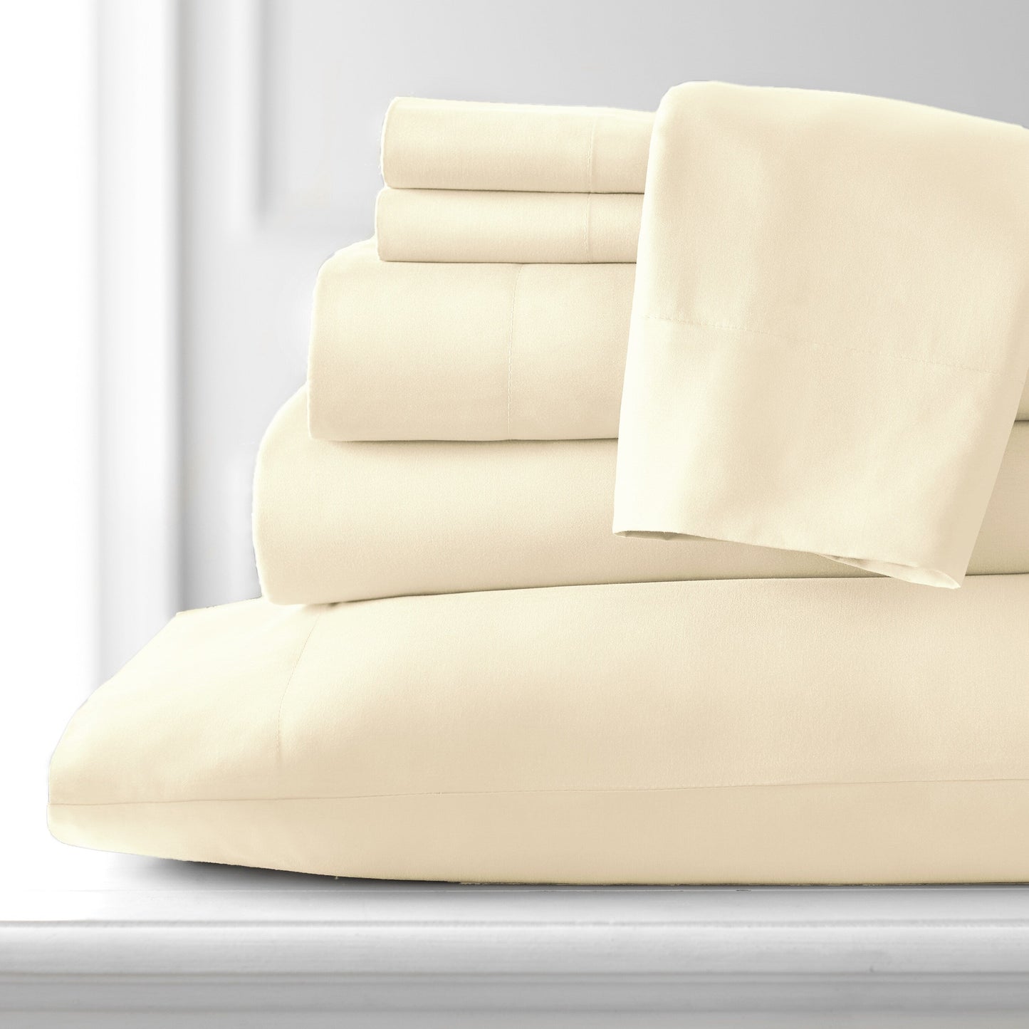 Adjustable Mattress Split King Ultra-Soft 7-piece Bed Sheet Set