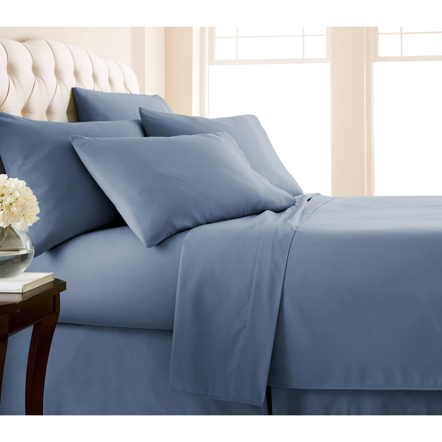 Adjustable Mattress Split King Ultra-Soft 7-piece Bed Sheet Set