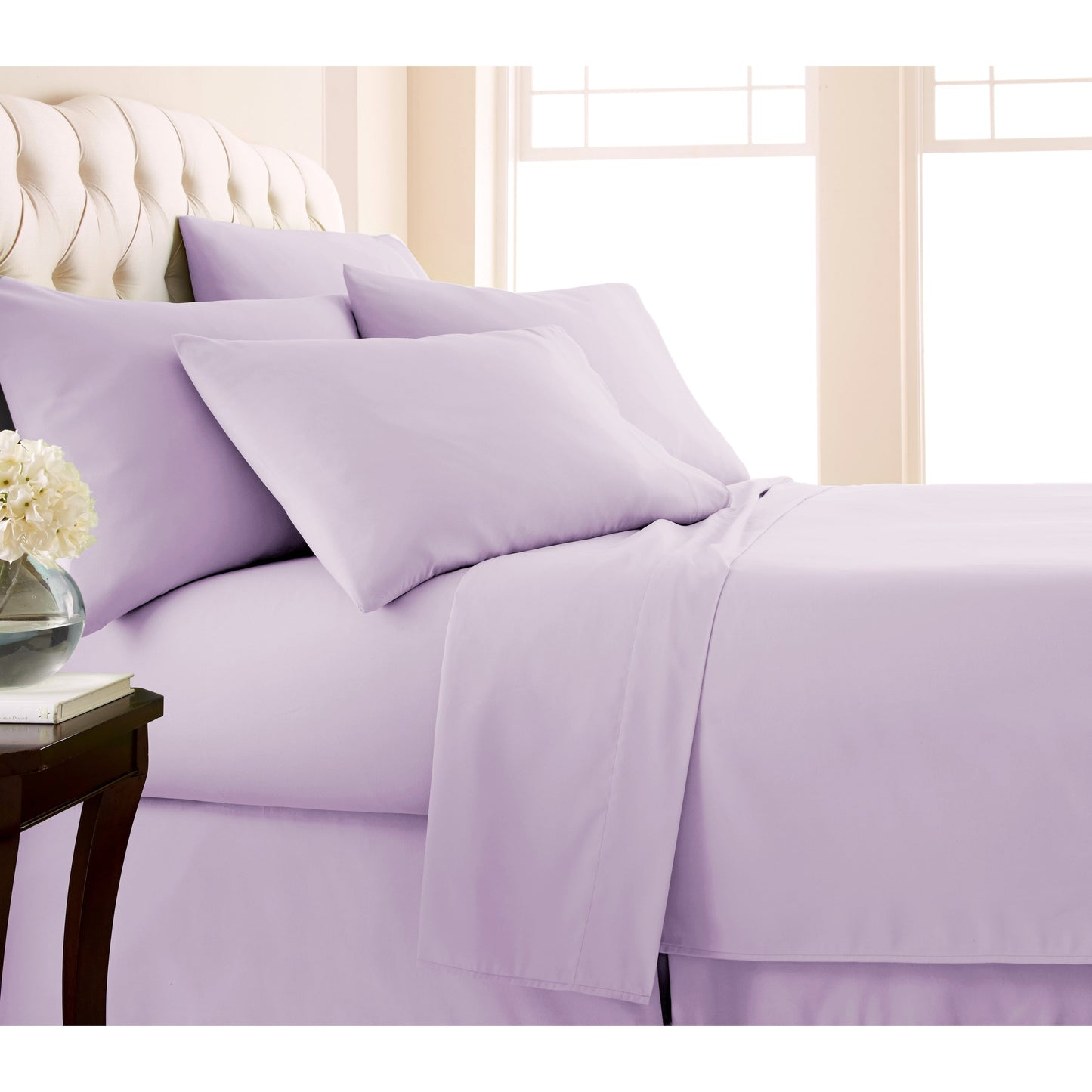 Adjustable Mattress Split King Ultra-Soft 7-piece Bed Sheet Set