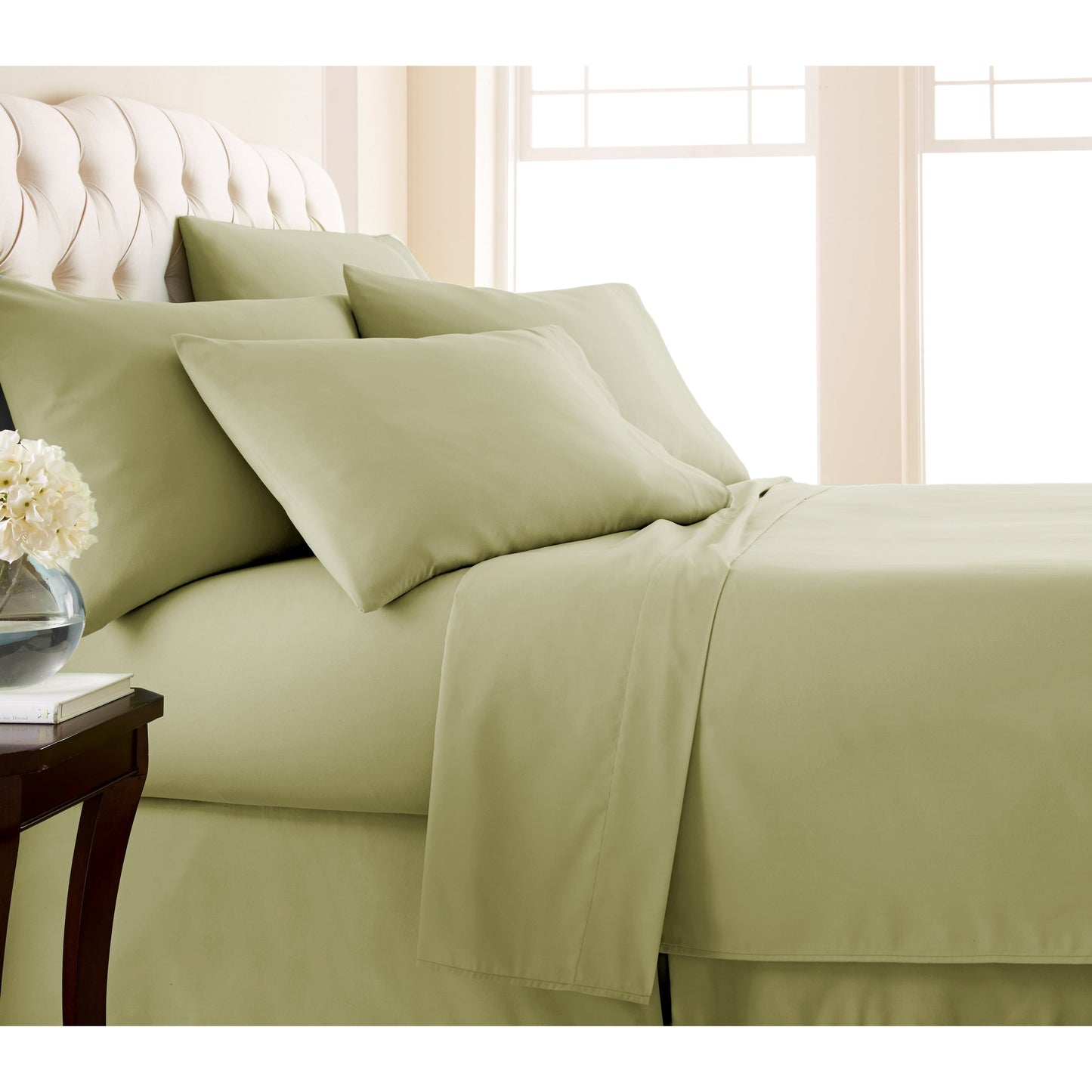 Adjustable Mattress Split King Ultra-Soft 7-piece Bed Sheet Set