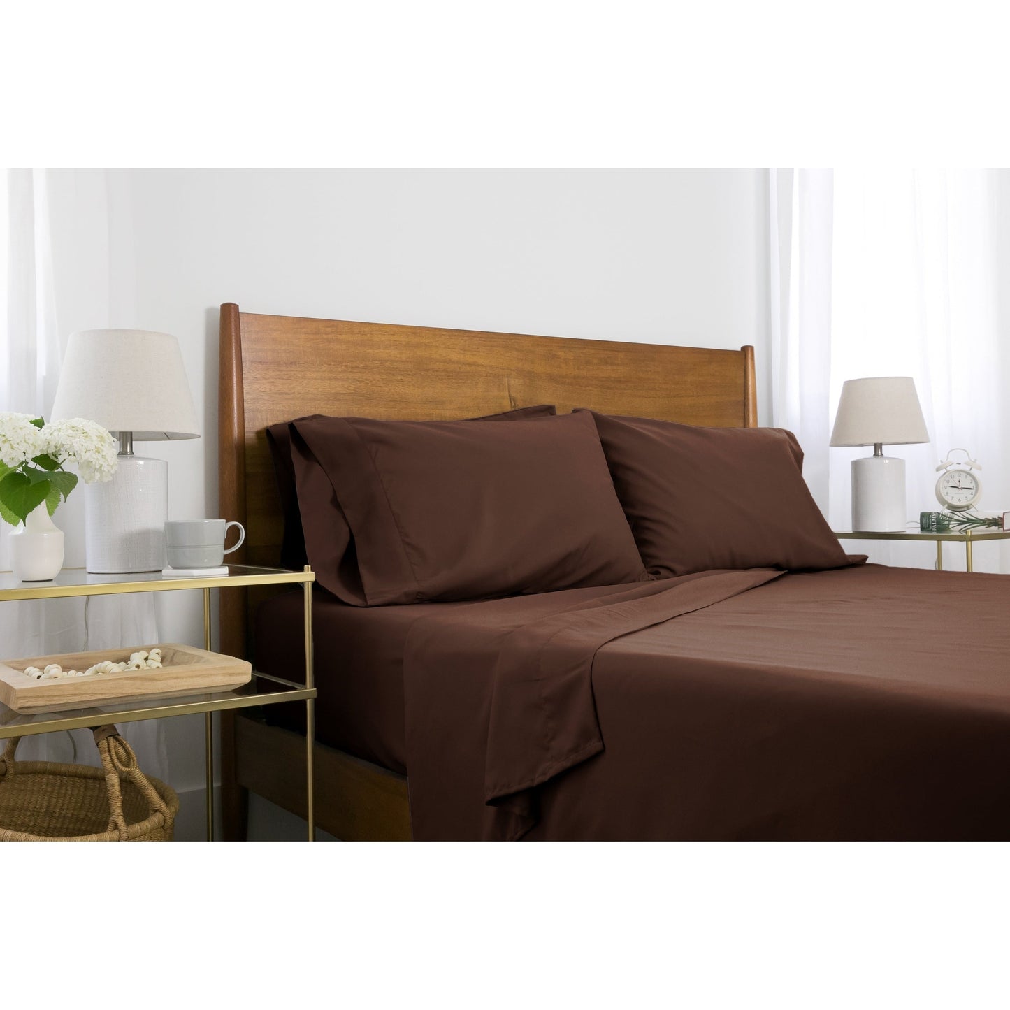 Adjustable Mattress Split King Ultra-Soft 7-piece Bed Sheet Set