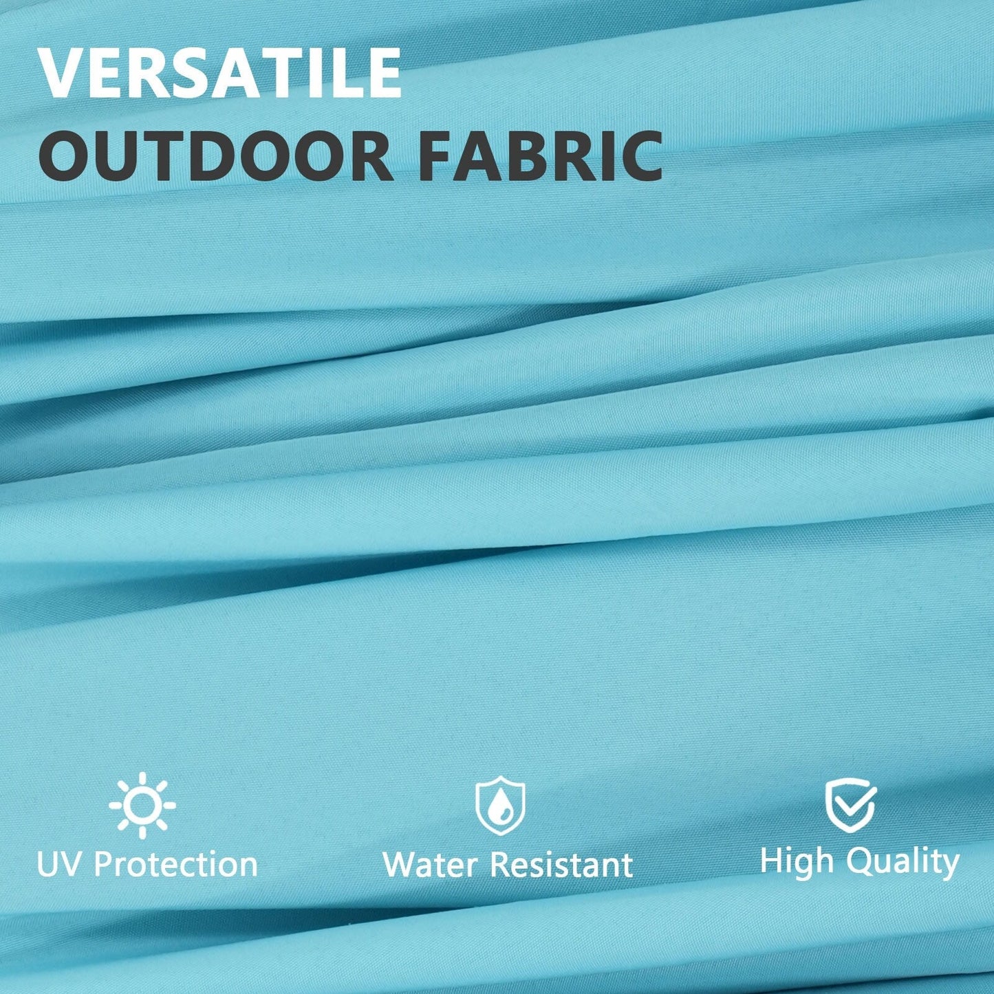 Ainfox 13Ft Large Outdoor Patio Umbrella with Crank With Base