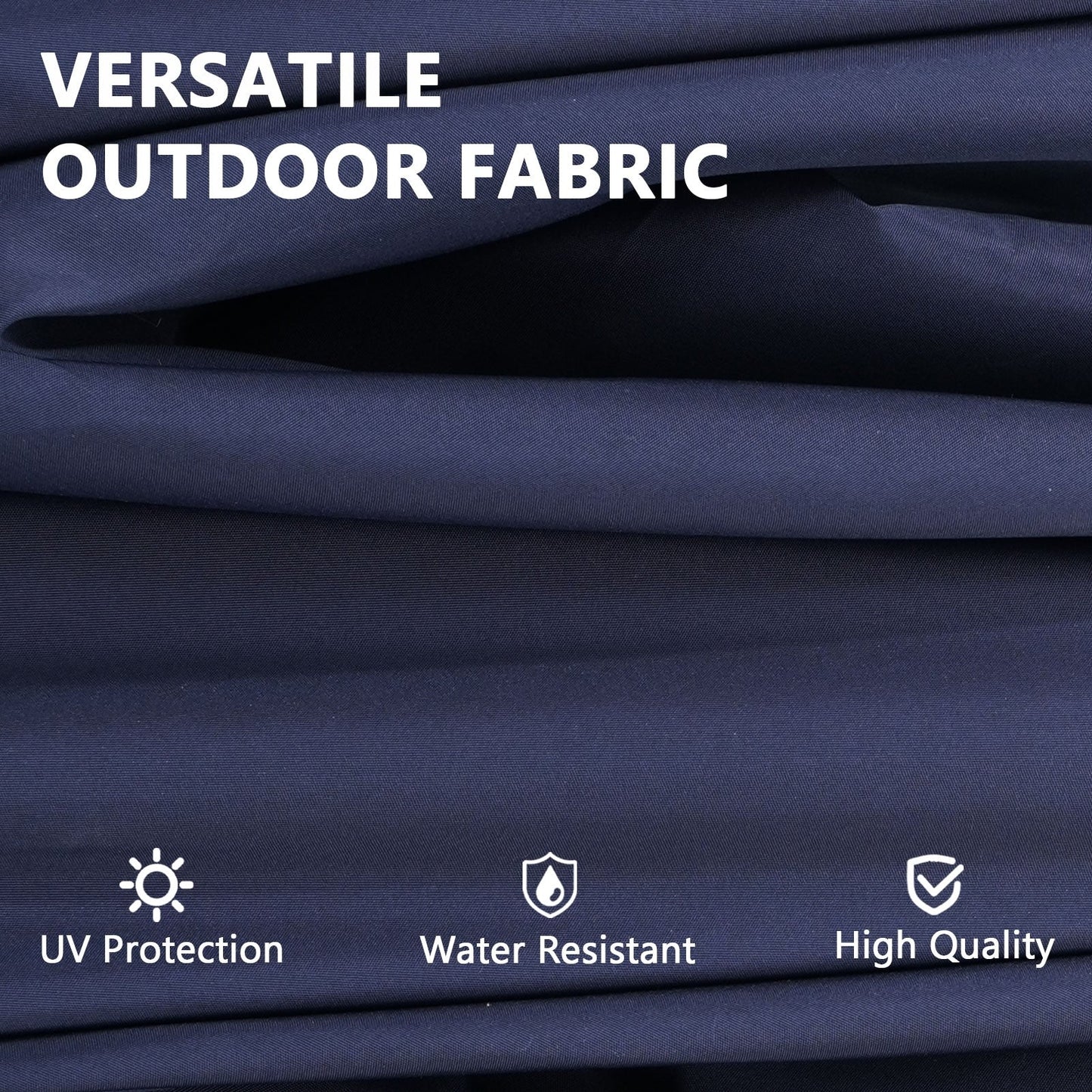 Ainfox 13Ft Large Outdoor Patio Umbrella with Crank With Base