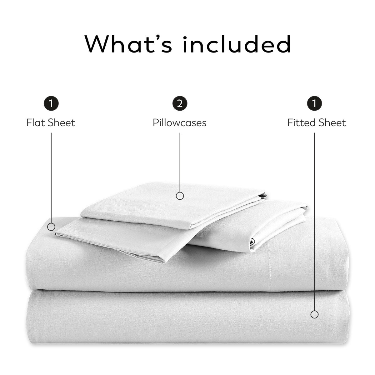Aireolux 600TC Cotton Wrinkle Resistant Sateen Sheet Set