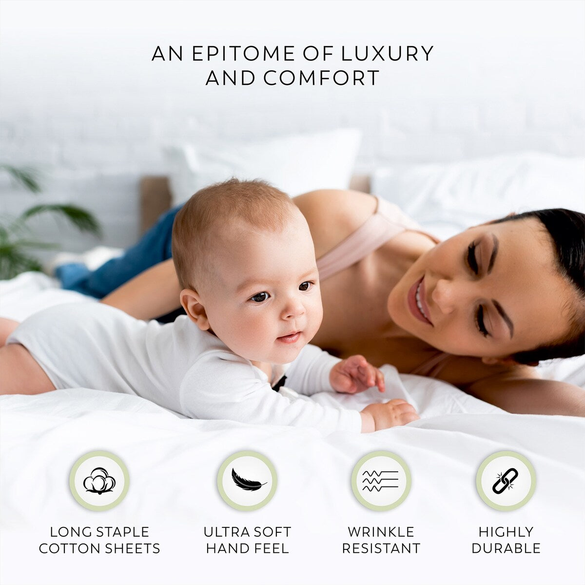 Aireolux 600TC Cotton Wrinkle Resistant Sateen Sheet Set
