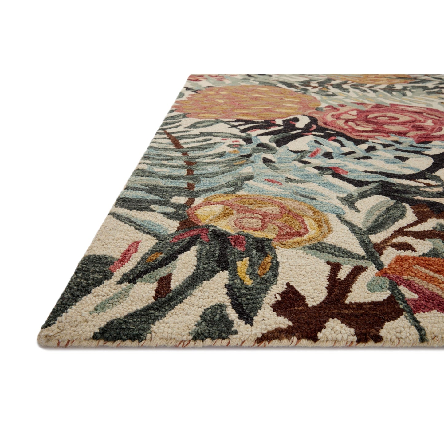 Alexander Home Evelyn Floral Bouquet Area Rug