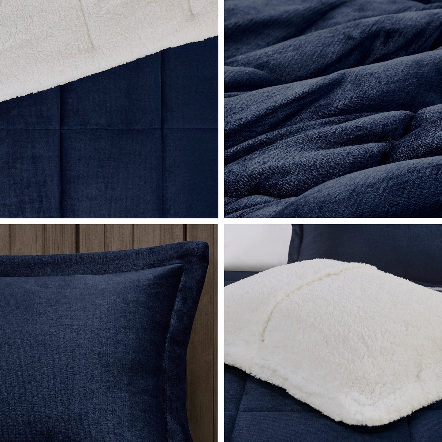 Woolrich Alton Plush to Sherpa Down Alternative Comforter Set