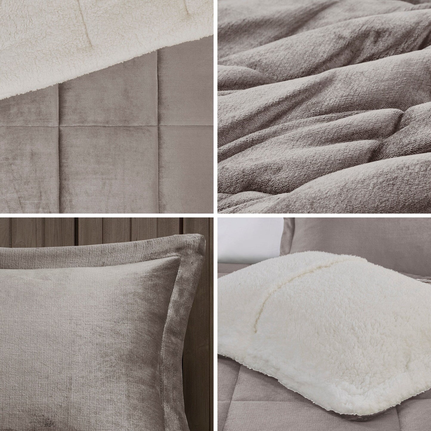 Woolrich Alton Plush to Sherpa Down Alternative Comforter Set