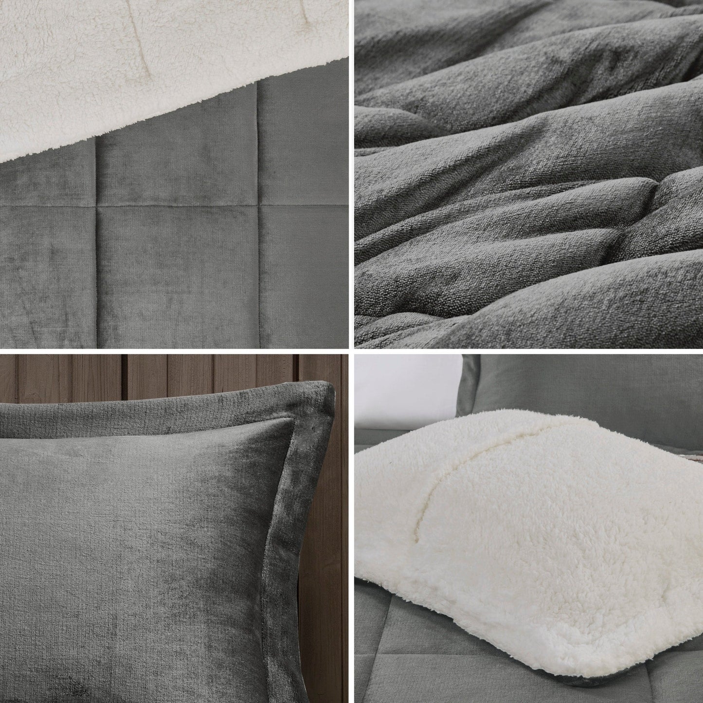 Woolrich Alton Plush to Sherpa Down Alternative Comforter Set