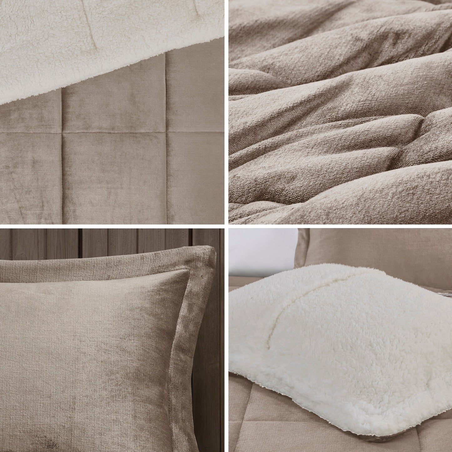 Woolrich Alton Plush to Sherpa Down Alternative Comforter Set